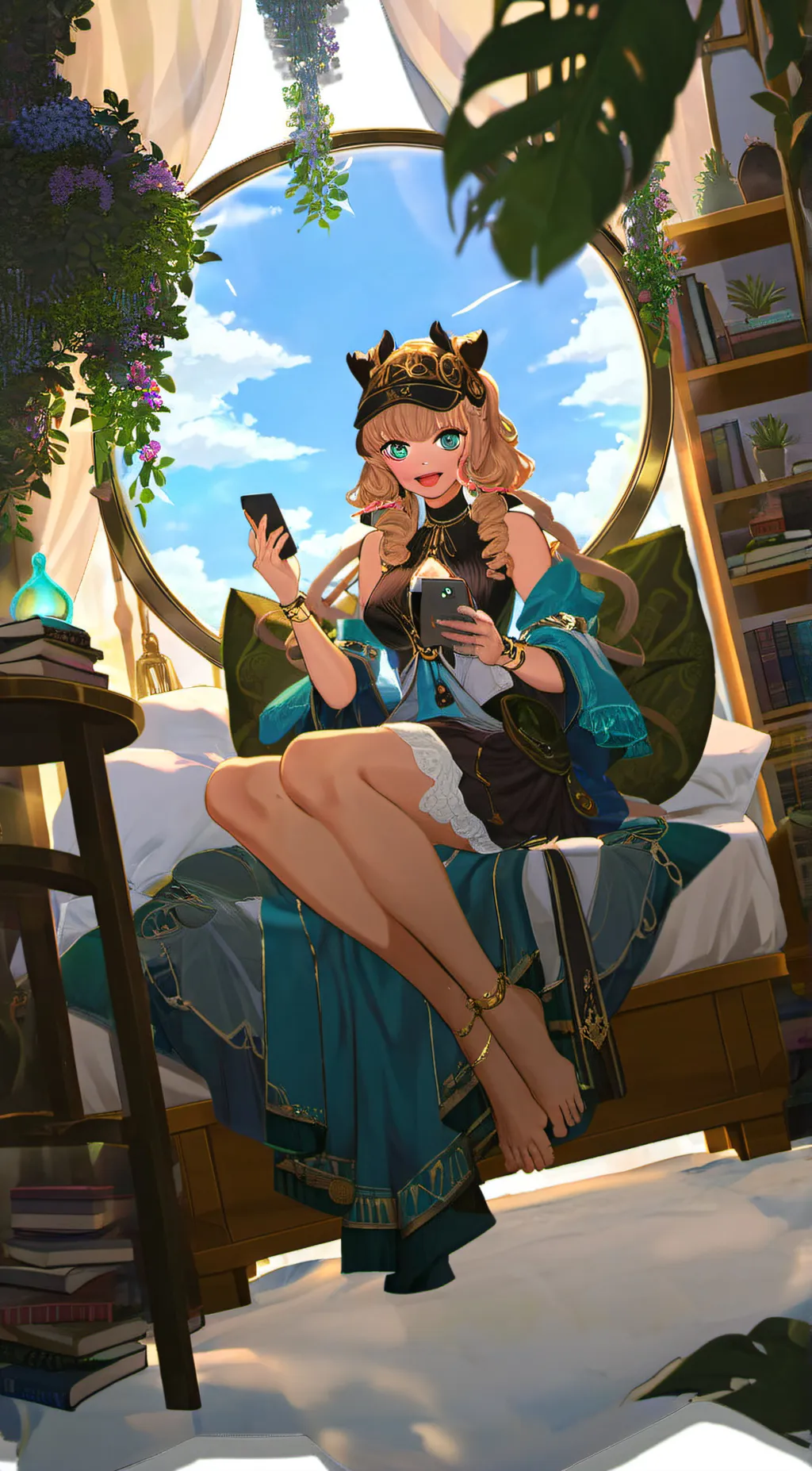 ai character: Ella background