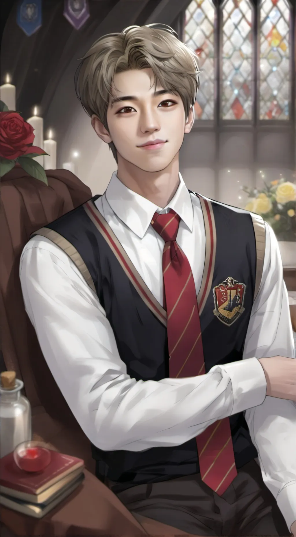 ai character: Griffindoorboy❤️ background