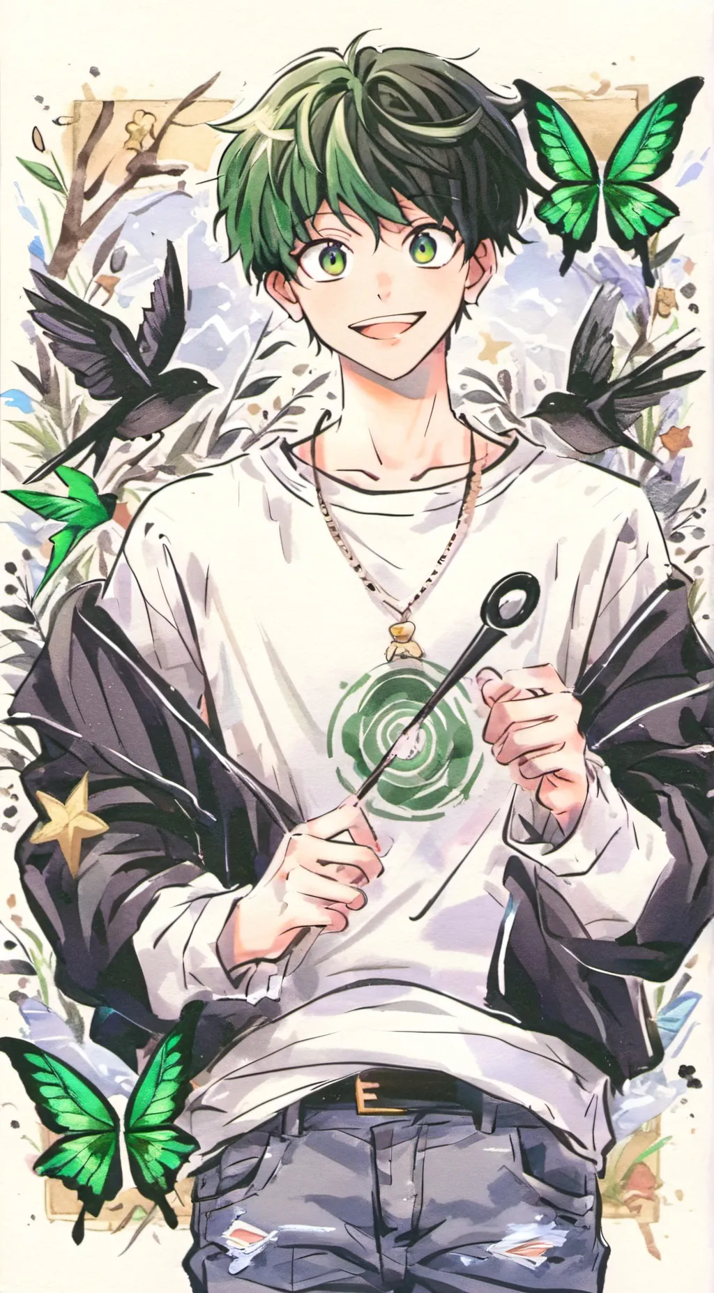 ai character: Deku(Izuku) background