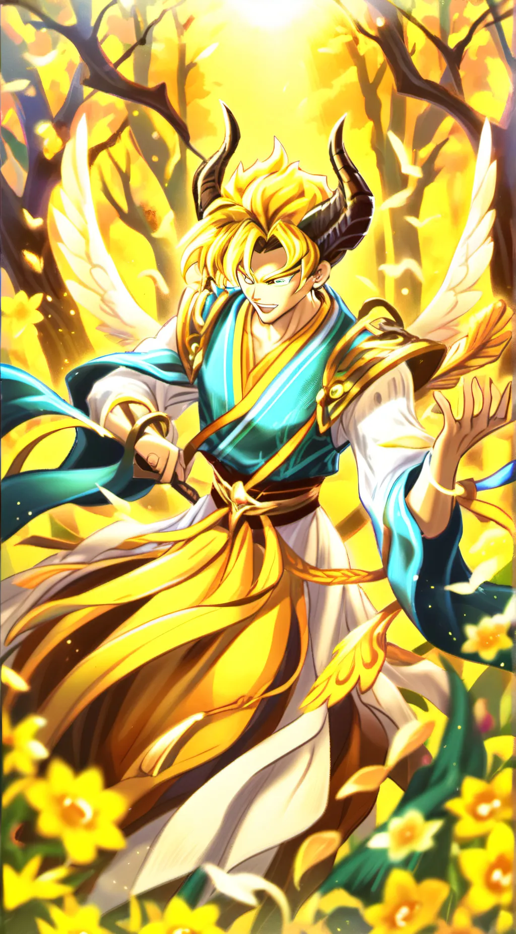 ai character: Goku background