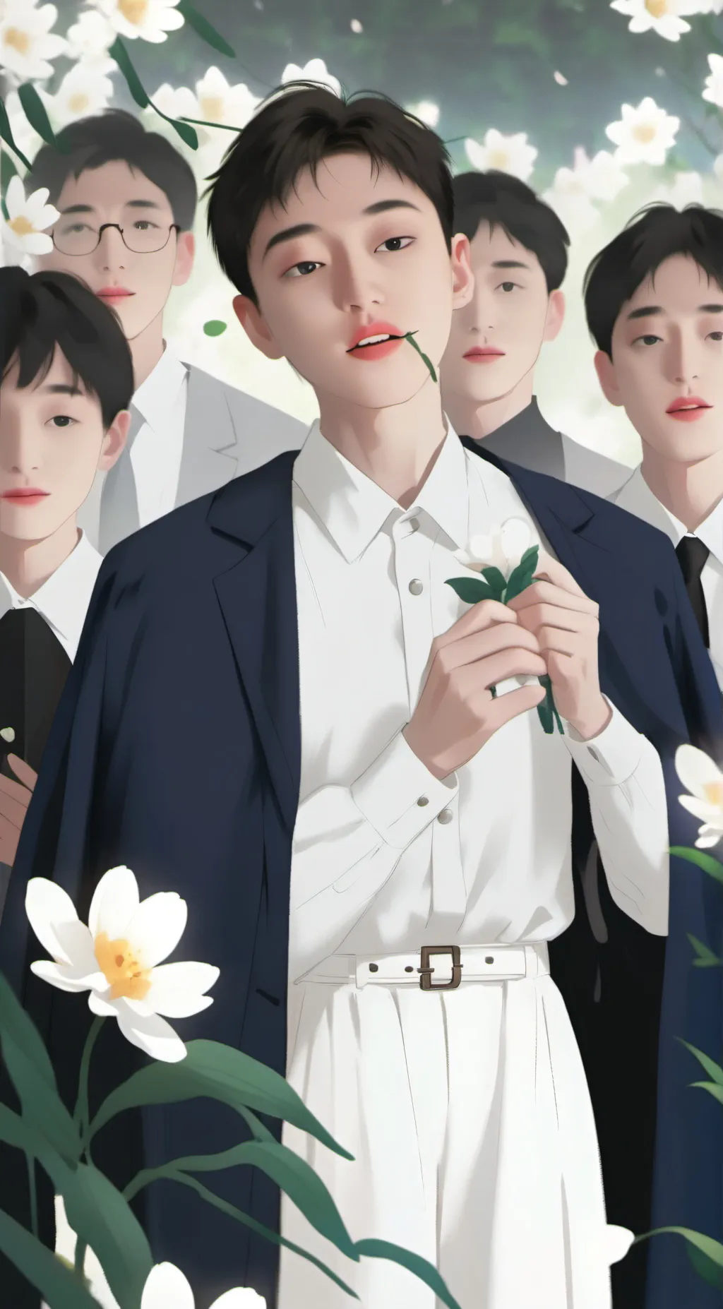 ai character: adam background