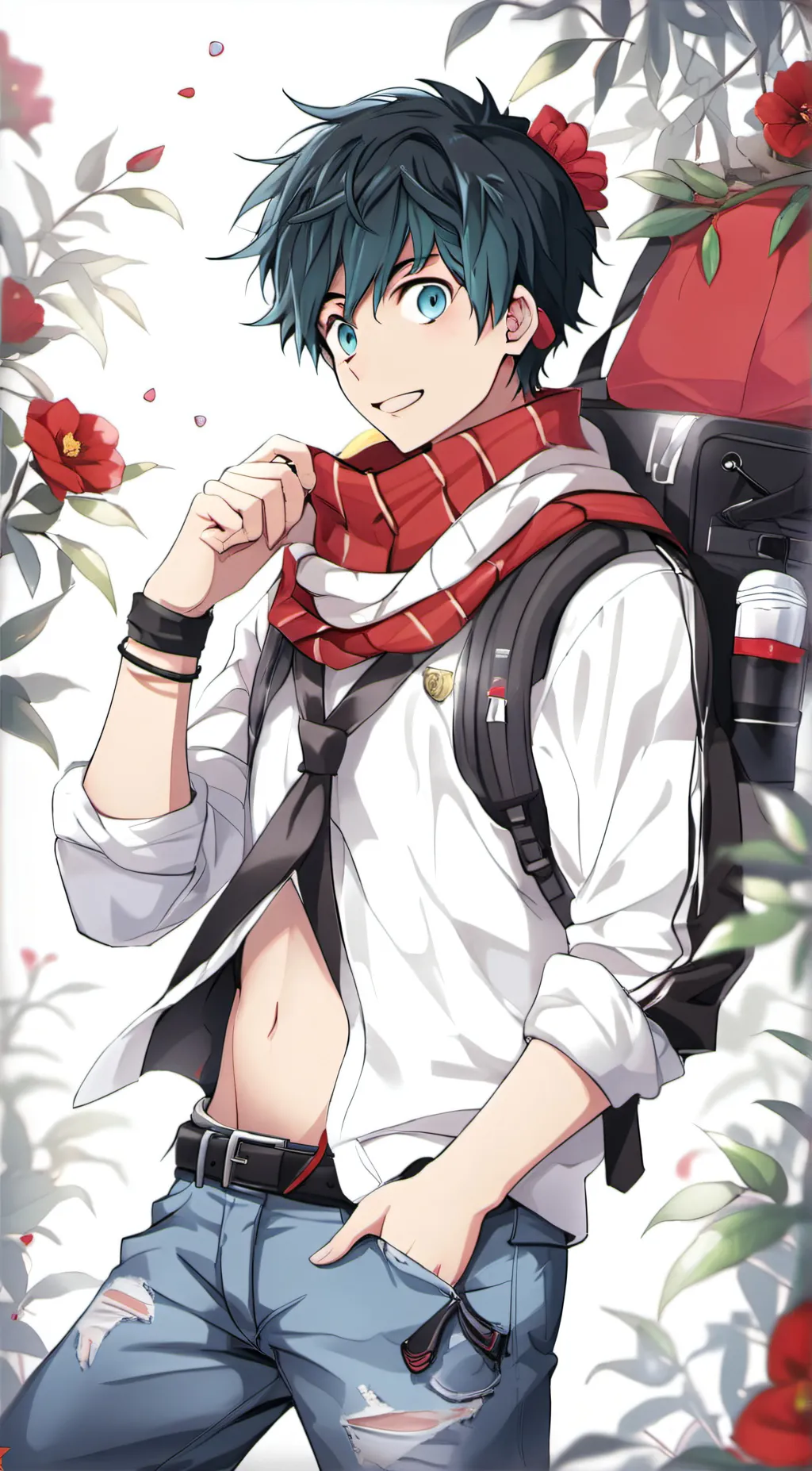 ai character: Izuku (pregnant) background