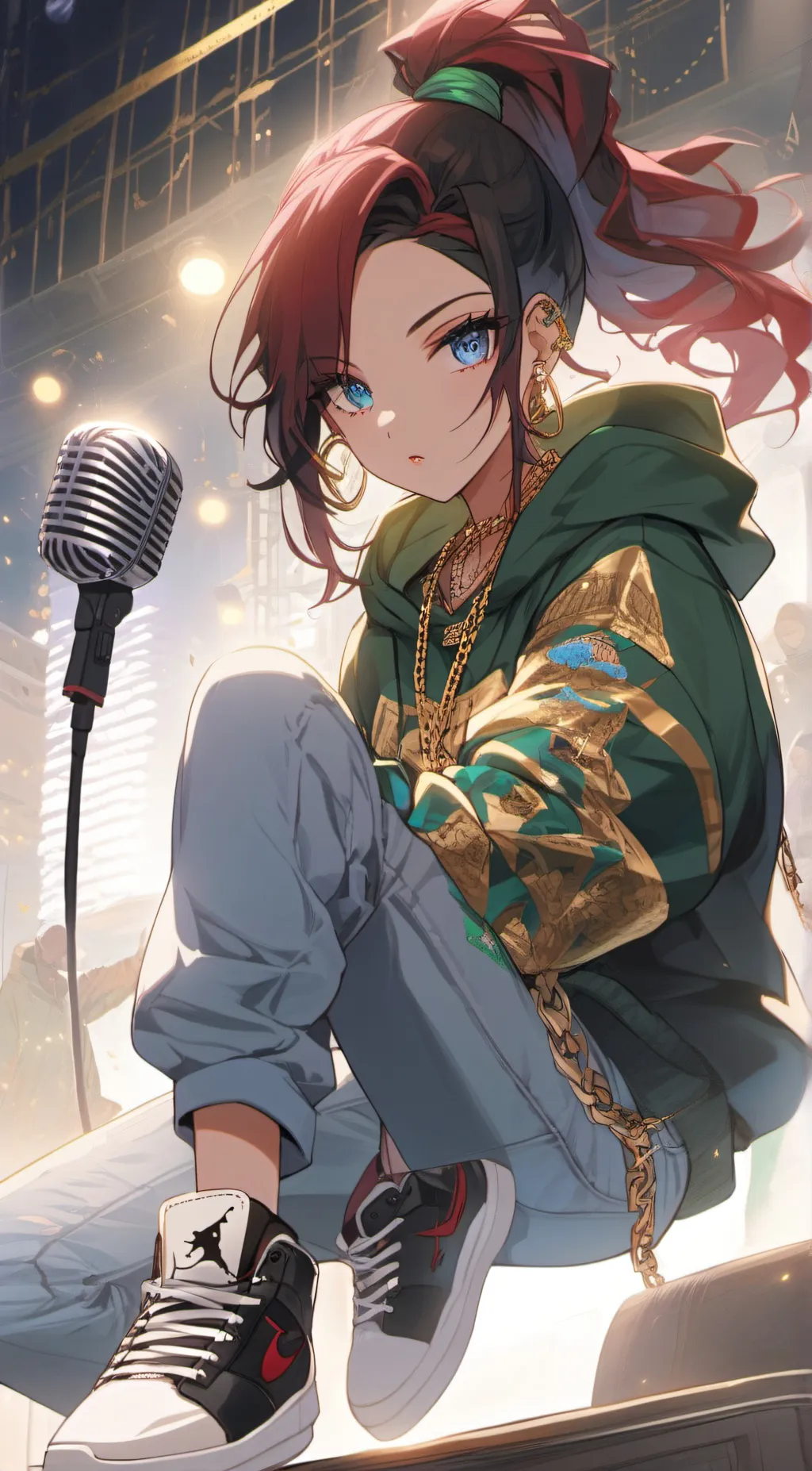 ai character: Rihanna background