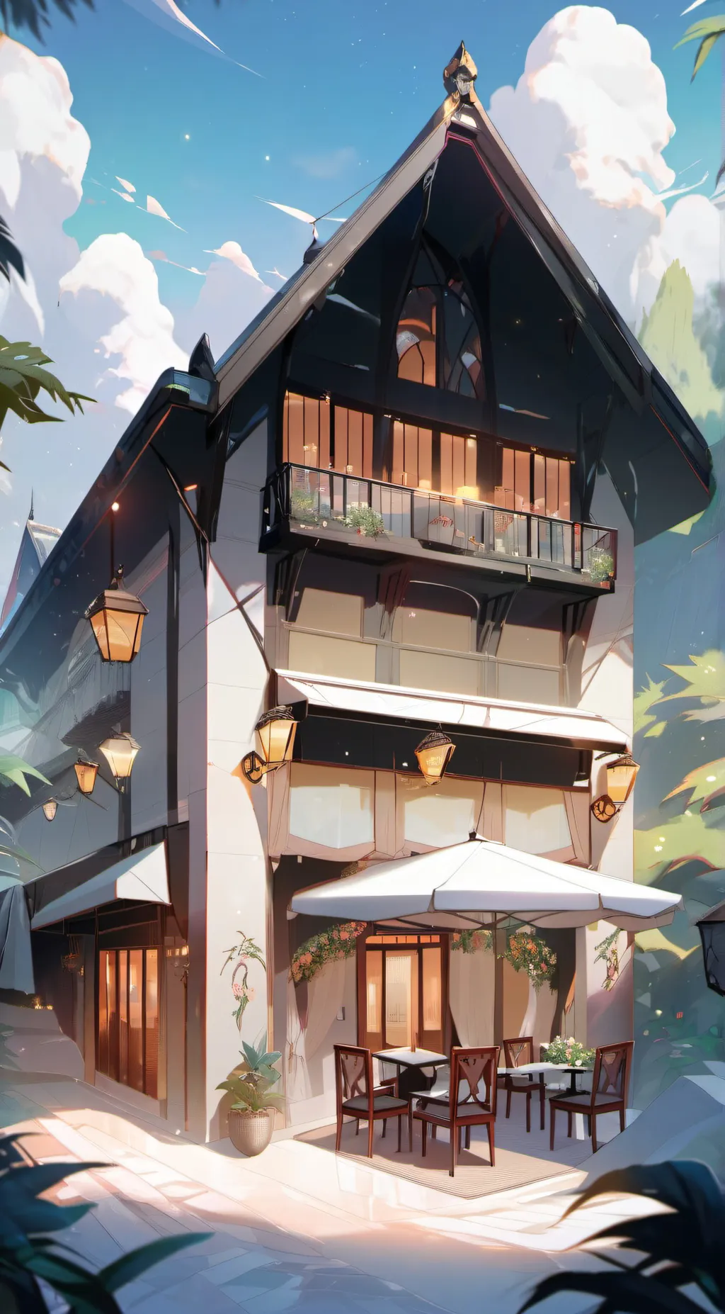 ai character: Hazbin cruise background