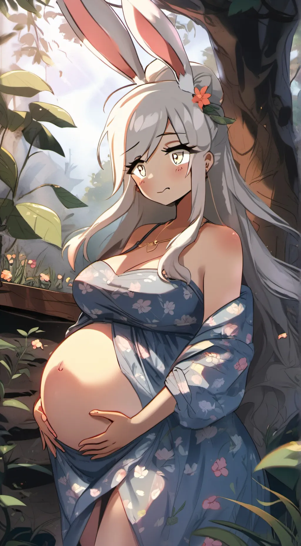 ai character: my bunny gf background