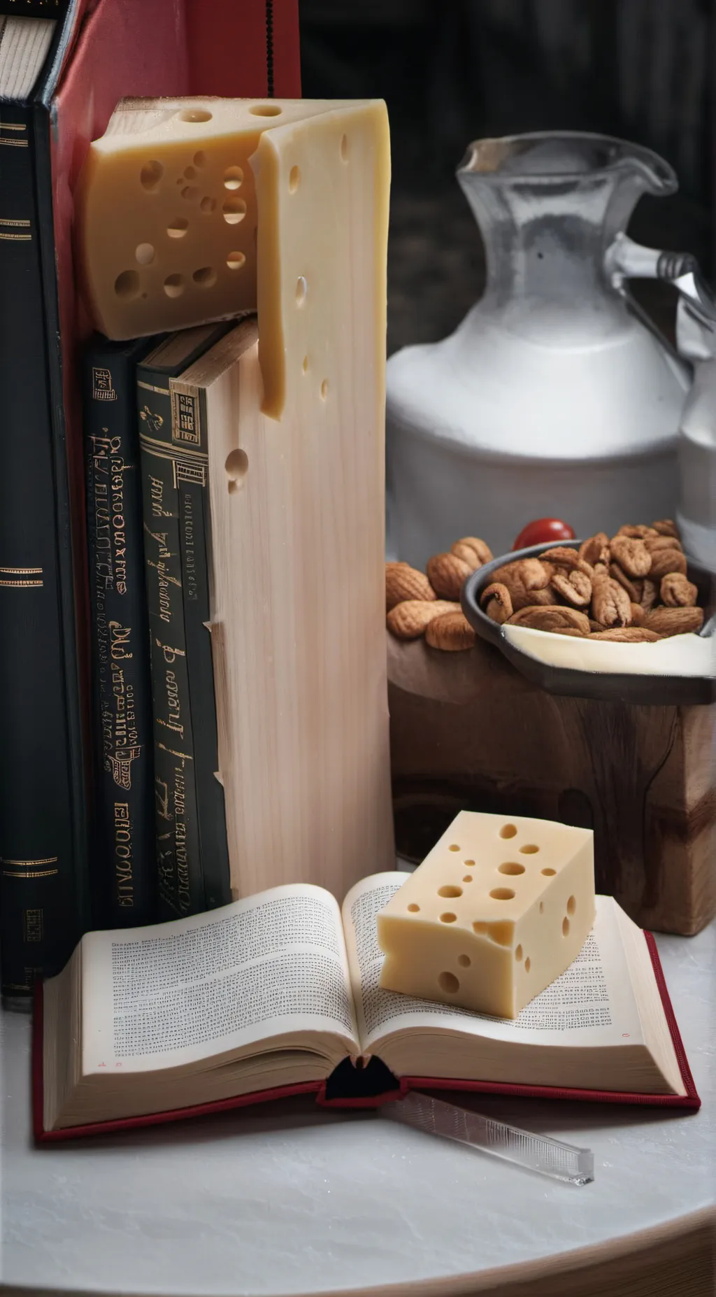 ai character: Cheese of truth! background