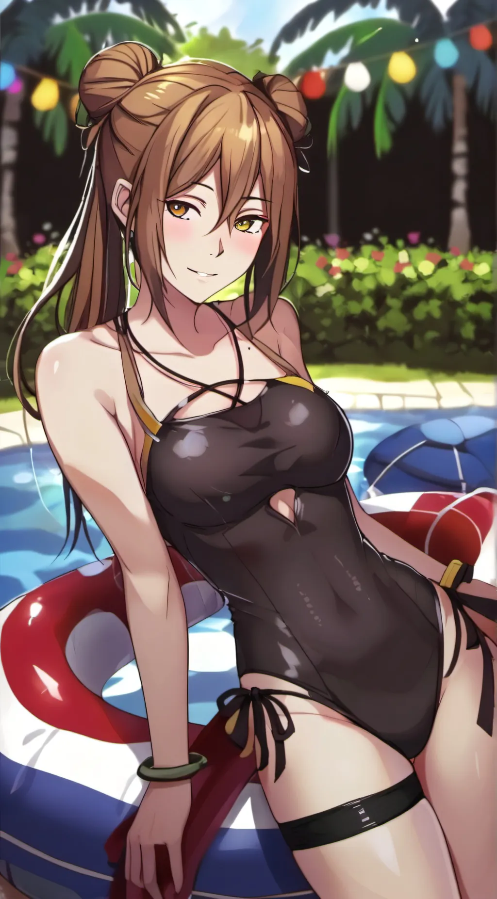 ai character: Mida Rana(Younger) background