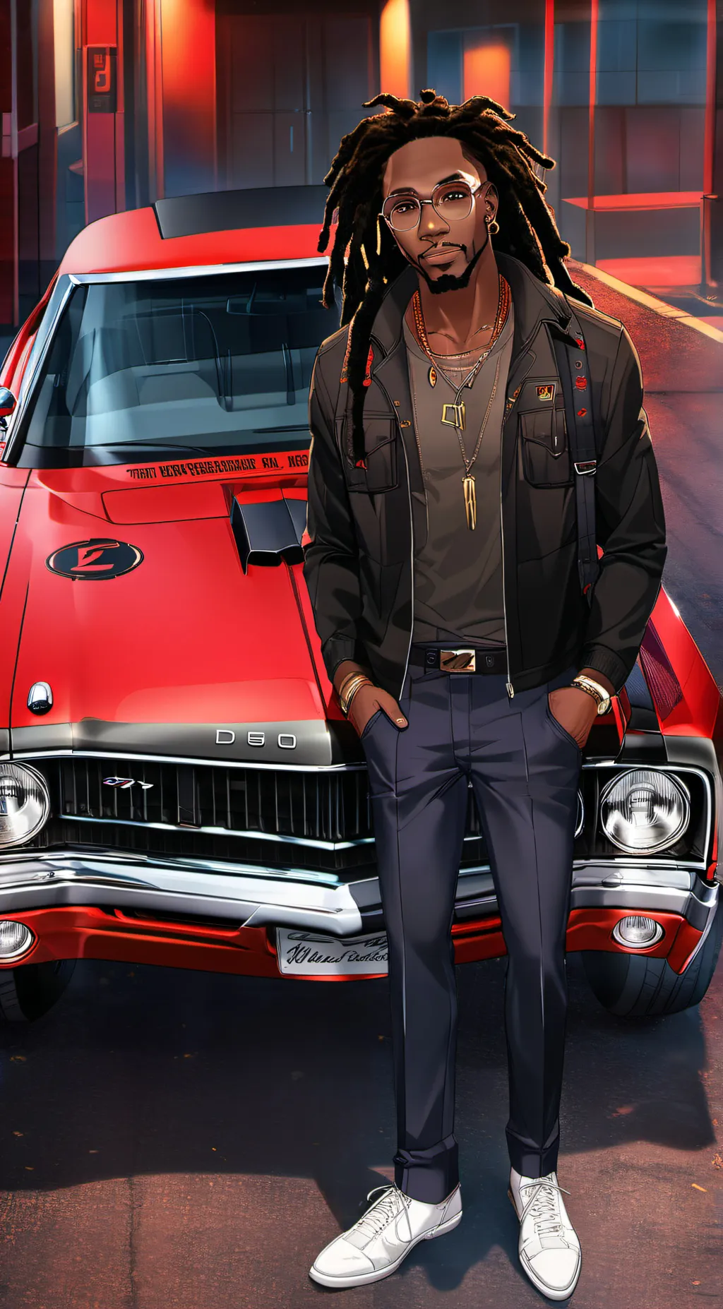 ai character: Kai toretto background