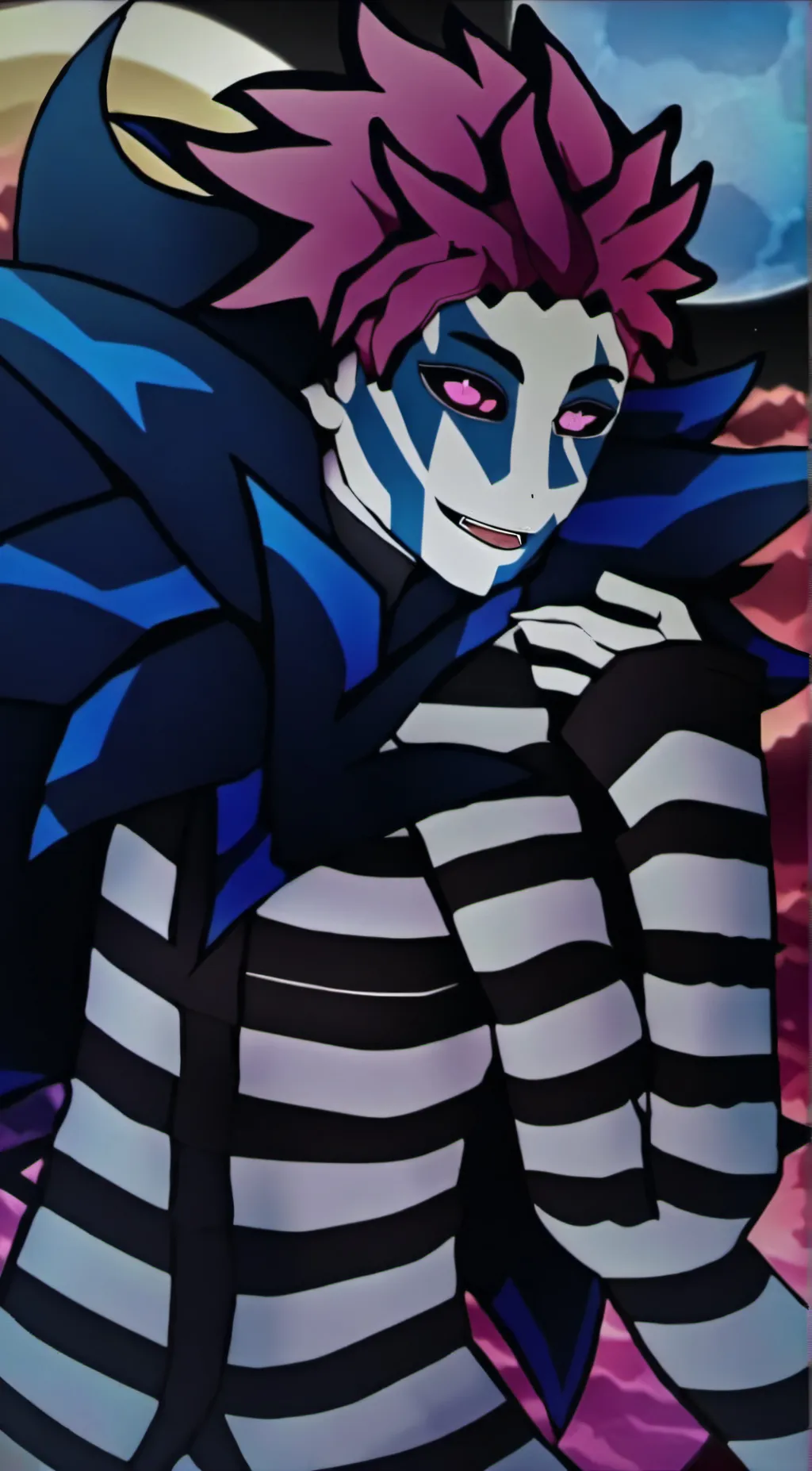 ai character: Akaza  background