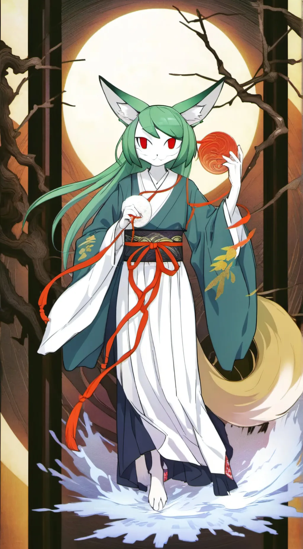 ai character: gardevoir background