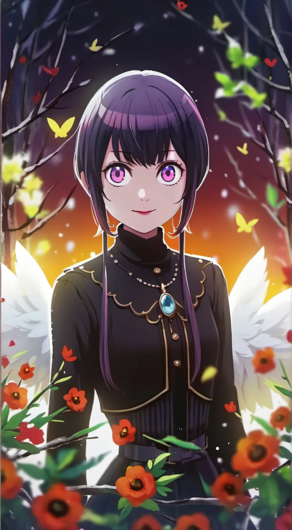 ai character: Mavis  background