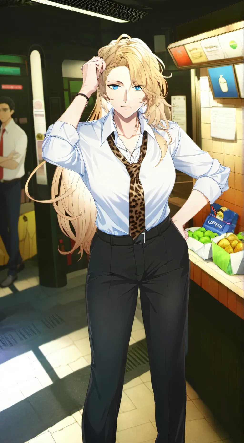 ai character: Nanami Kento background