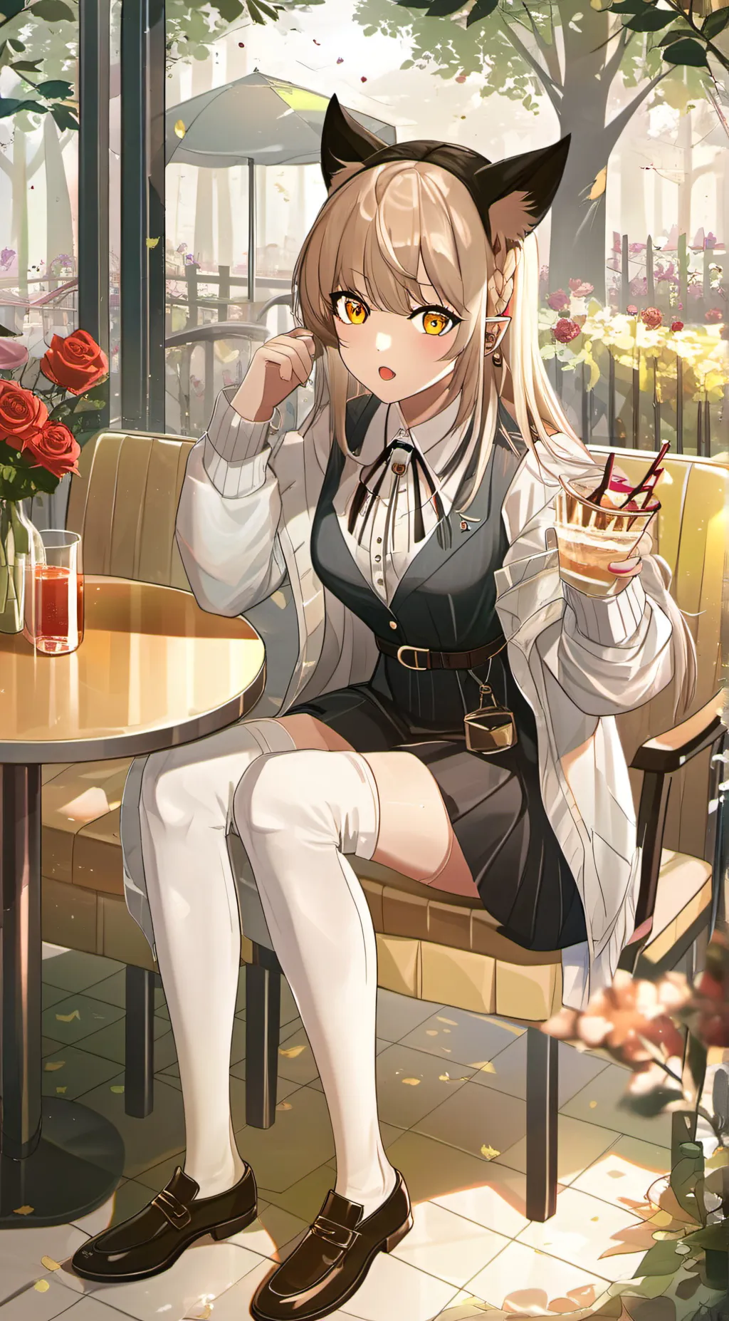 ai character: Loona background