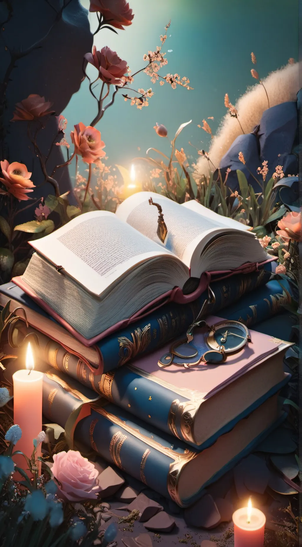 ai character: Diary background