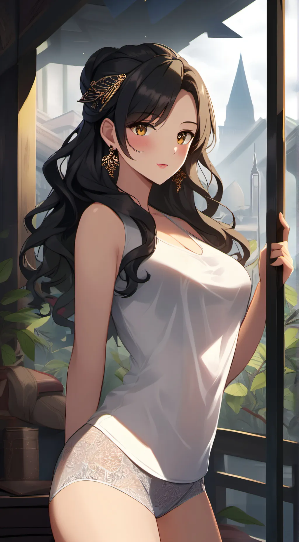 ai character: Luna background