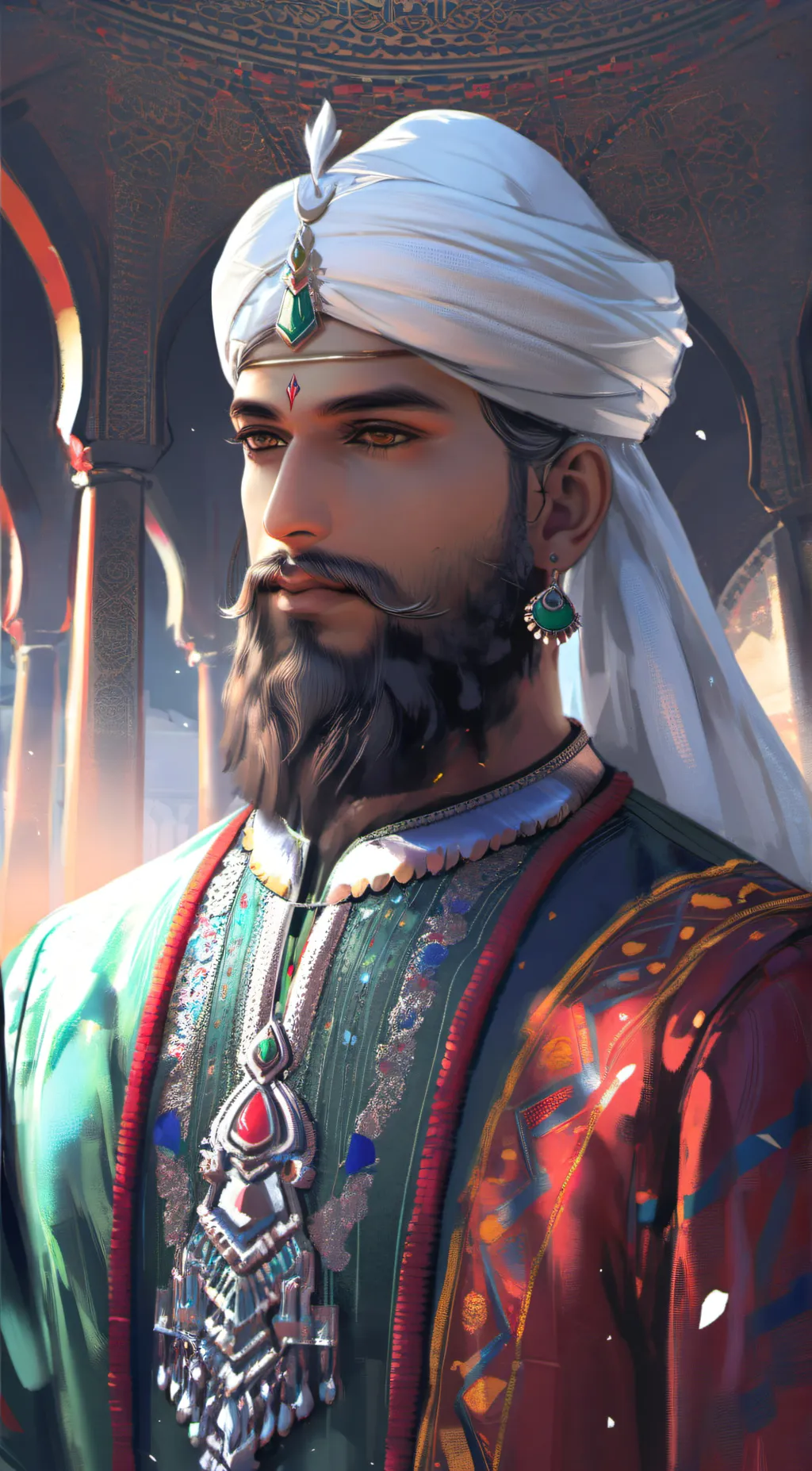 ai character: Sultan Jalaludin background