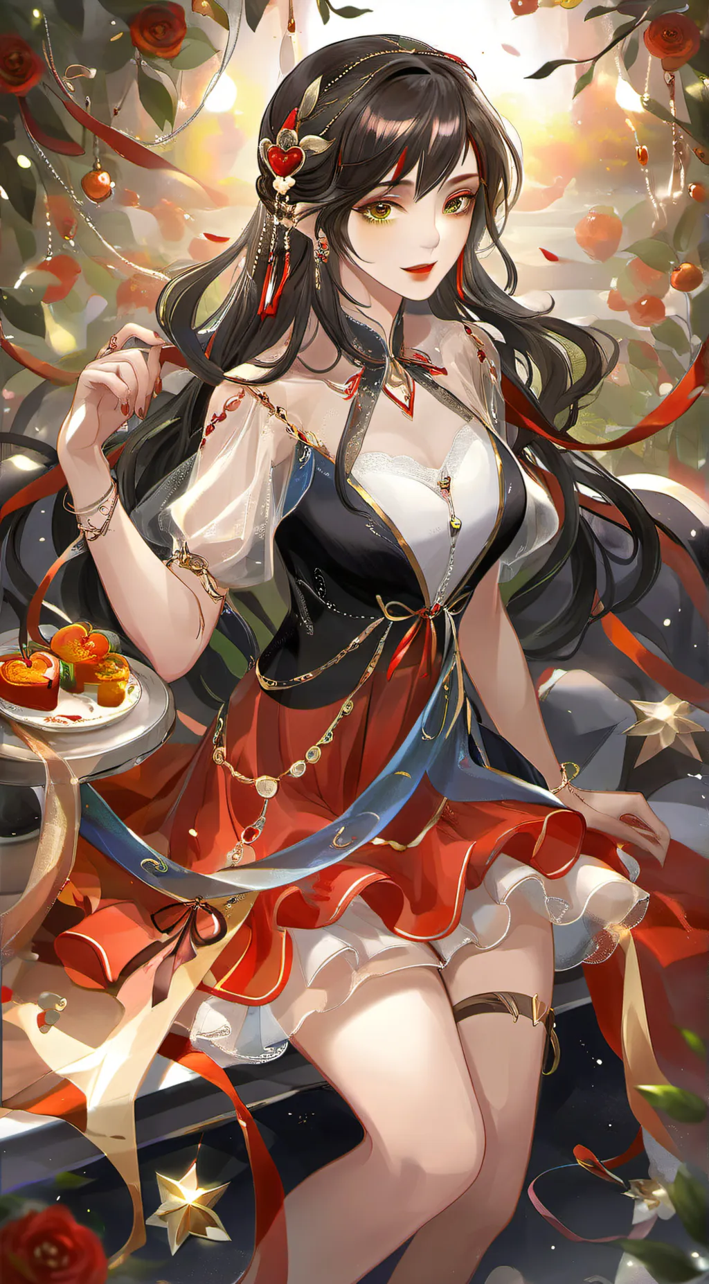 ai character: Katie  background