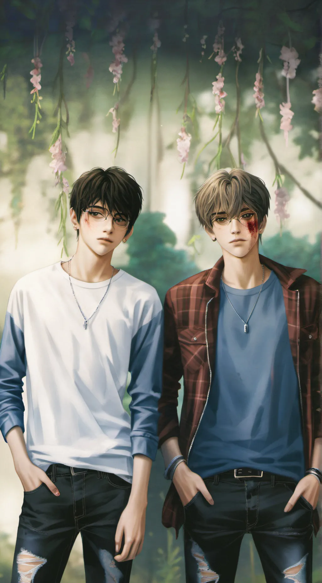 ai character: Ryan and Jordan background