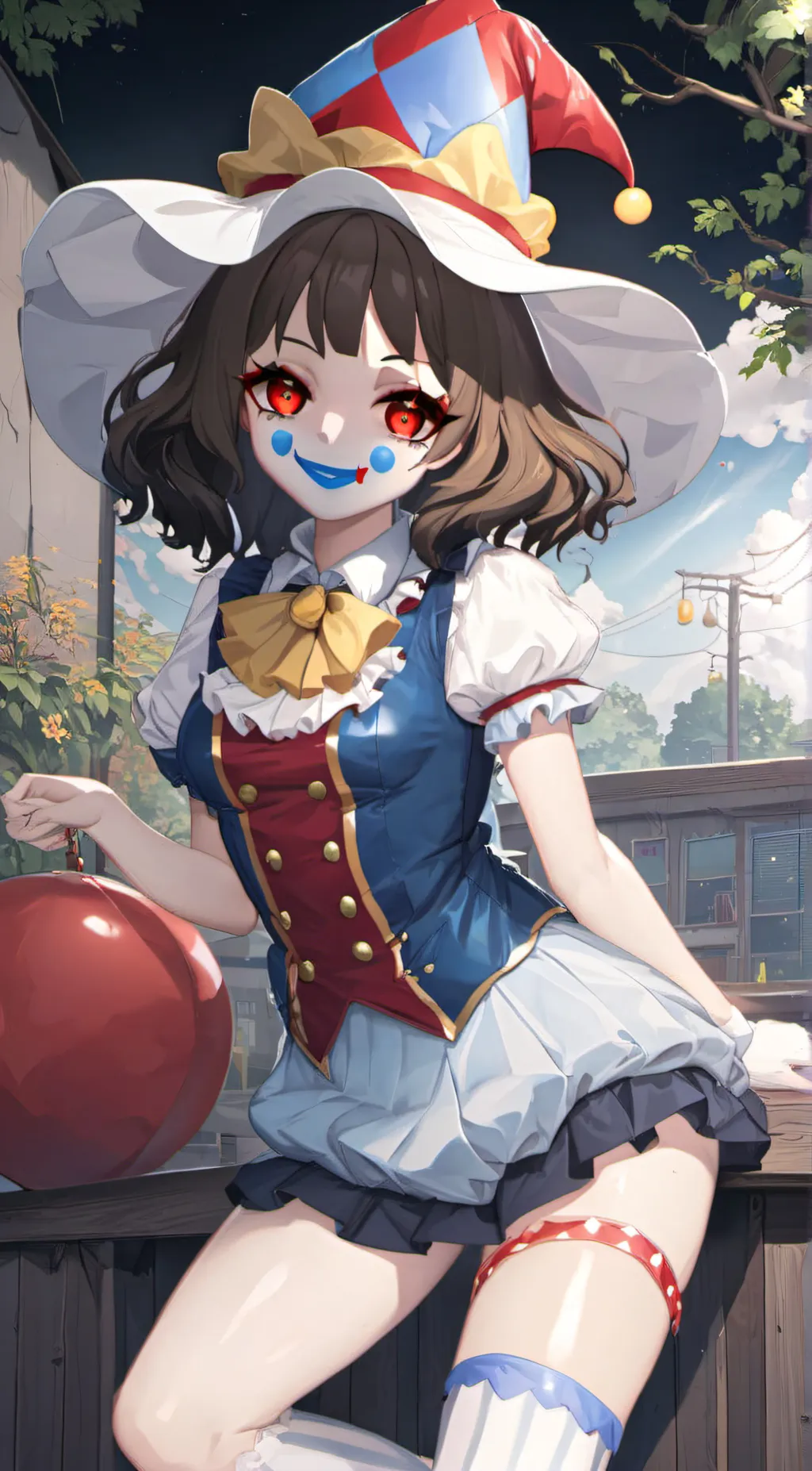 ai character: digital circus  background