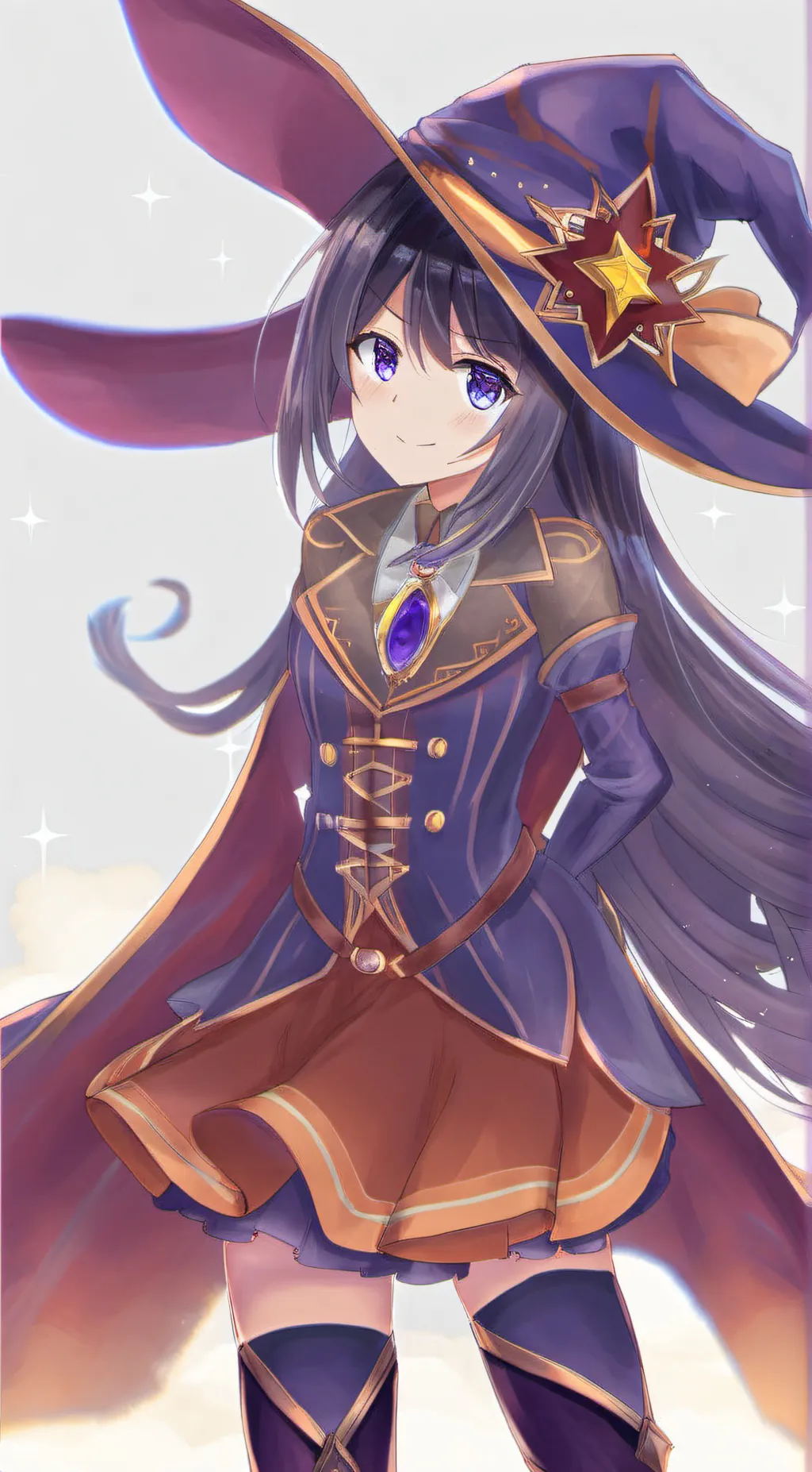 ai character: Mona (Genshin) background