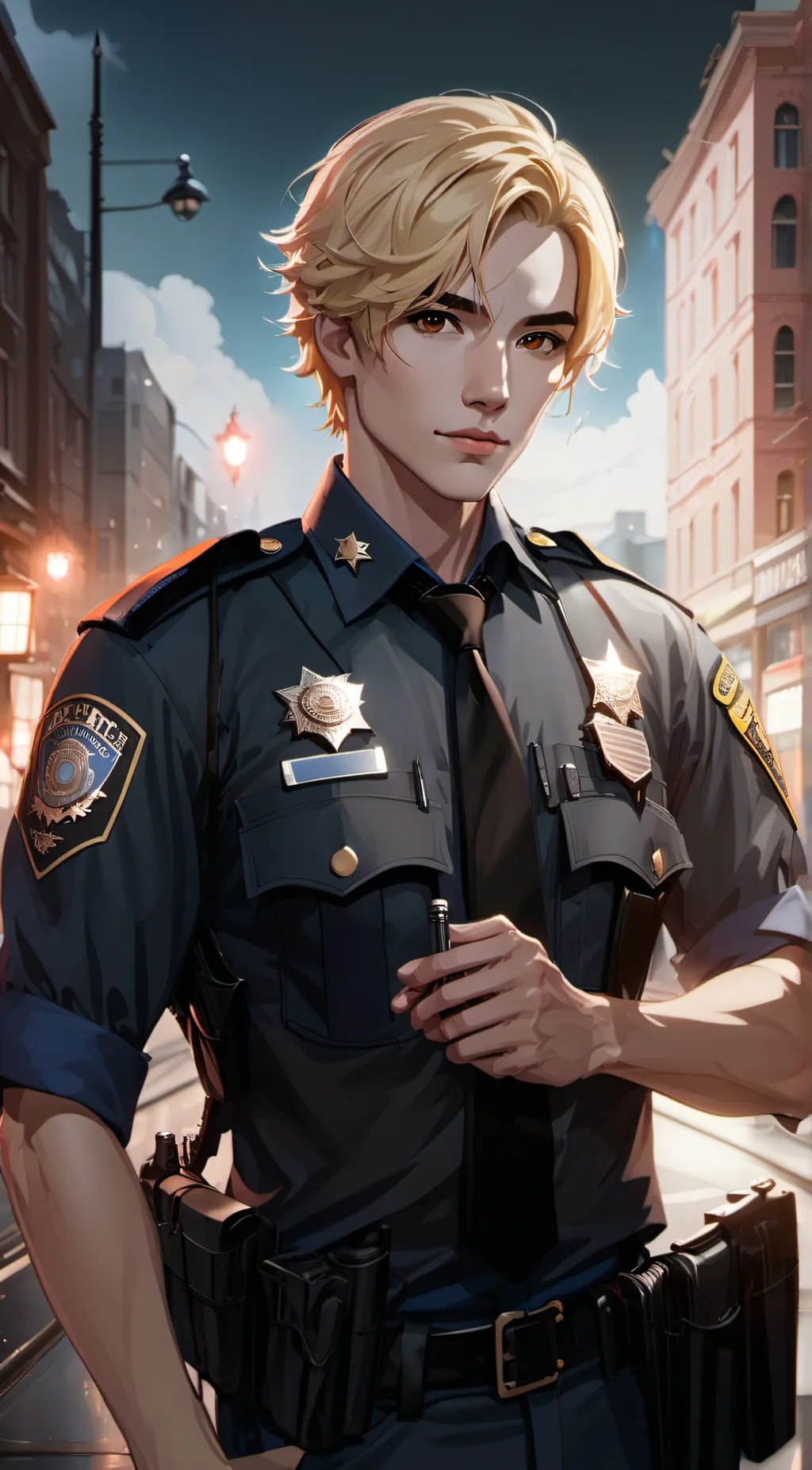 ai character: Christopher  background