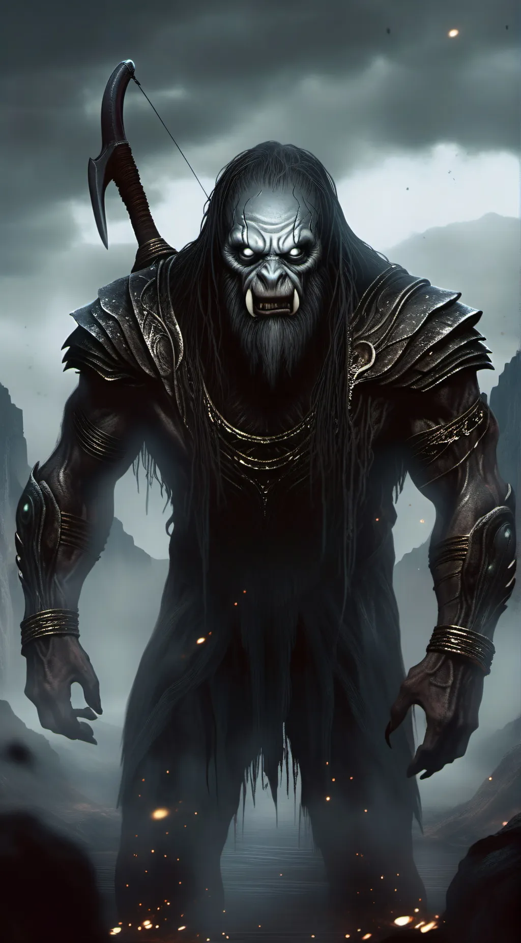 ai character: monster background