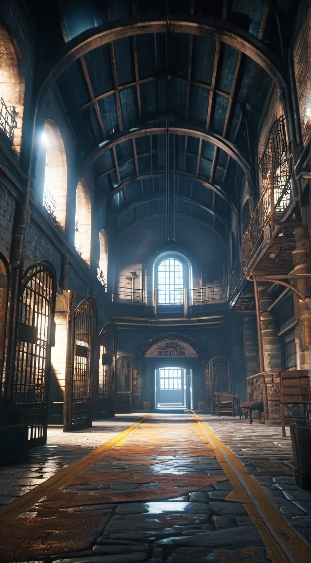 ai character: Superhuman prison background