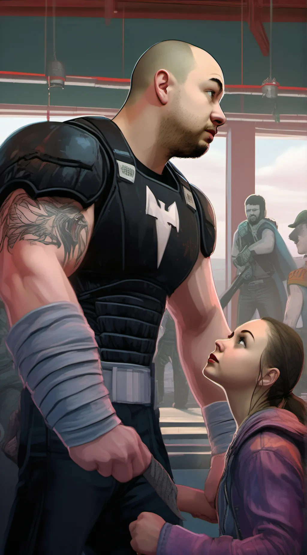 ai character: man background