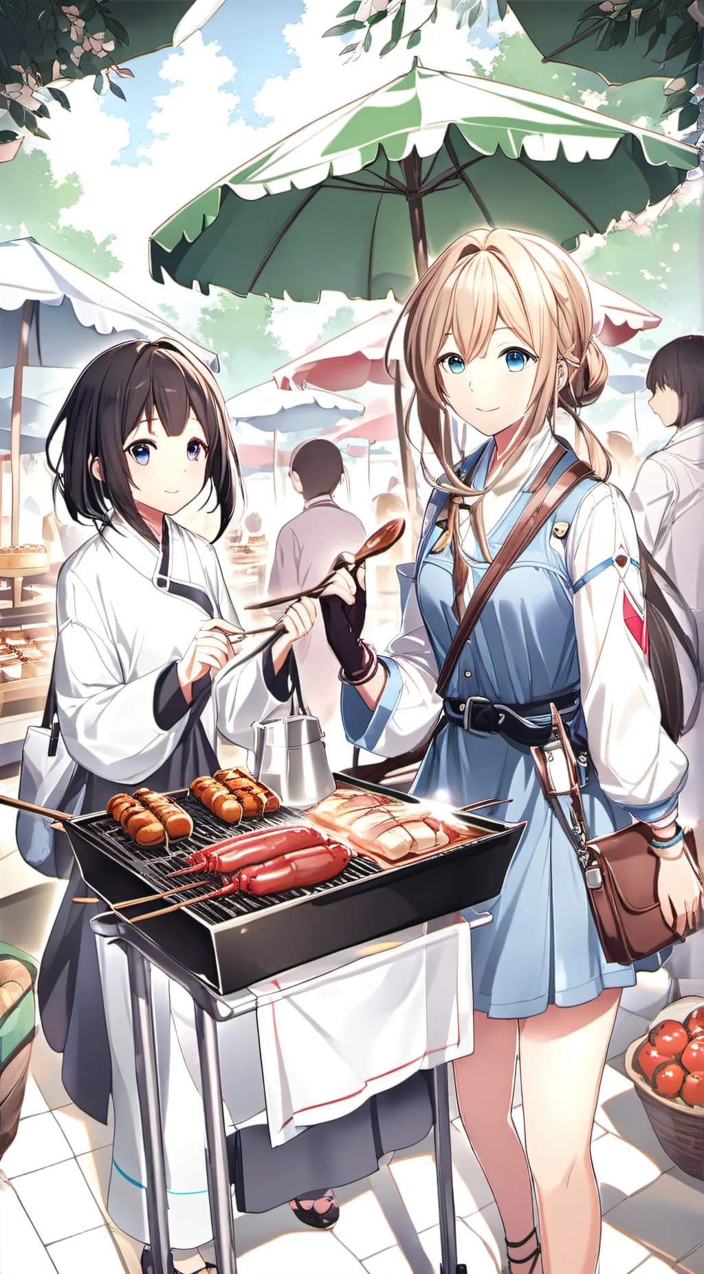 ai character: Ashley background