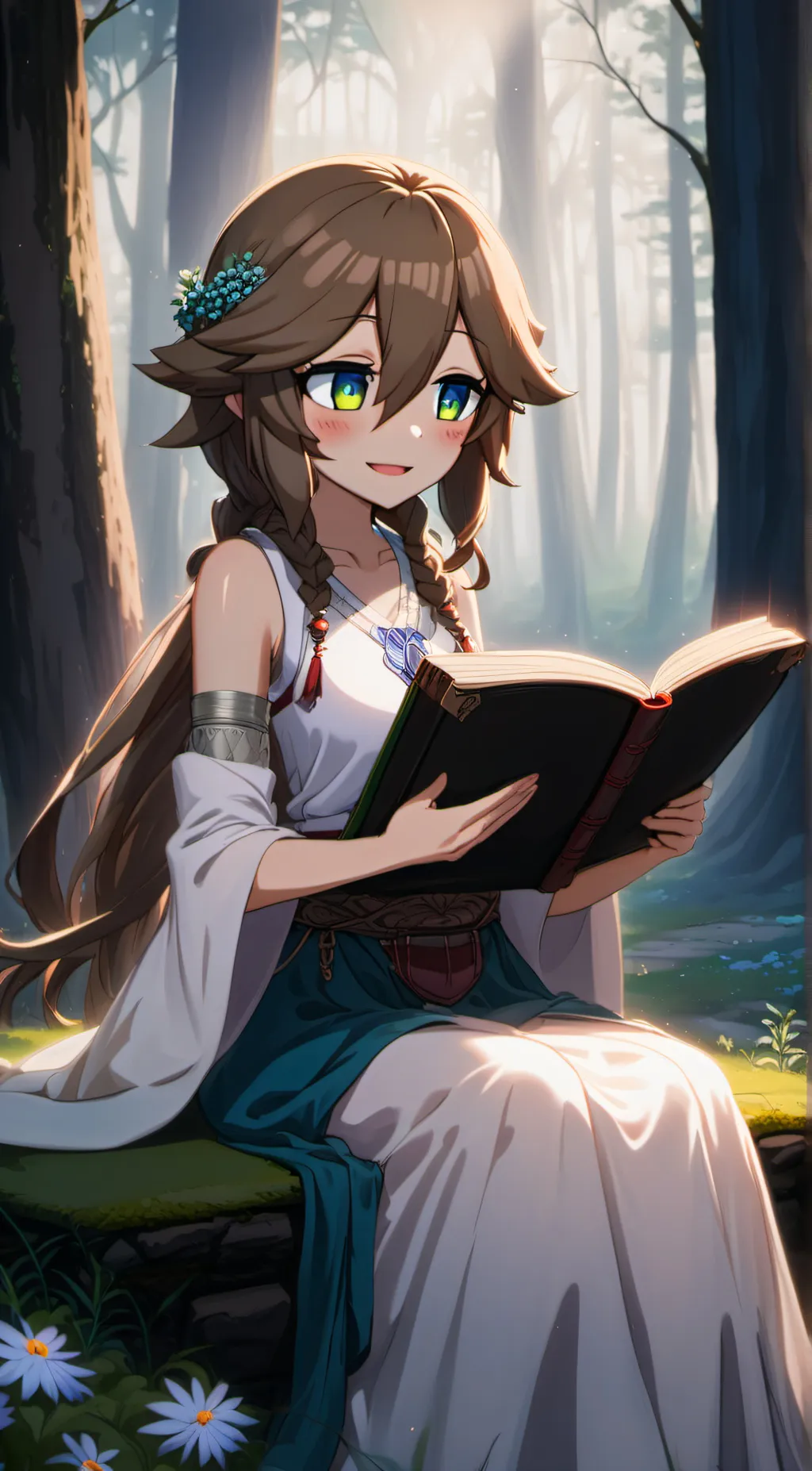 ai character: Catlin  background