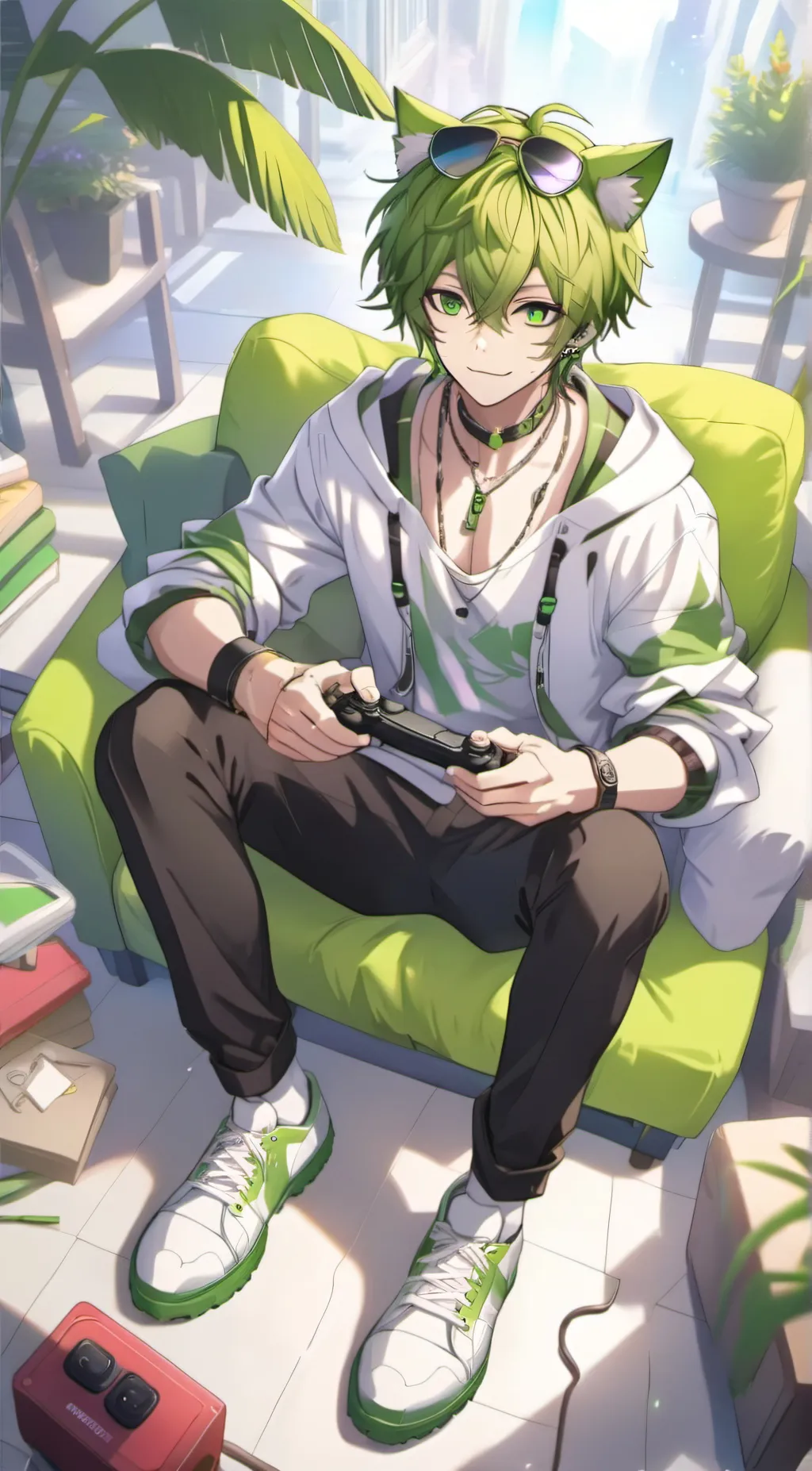 ai character: milo background