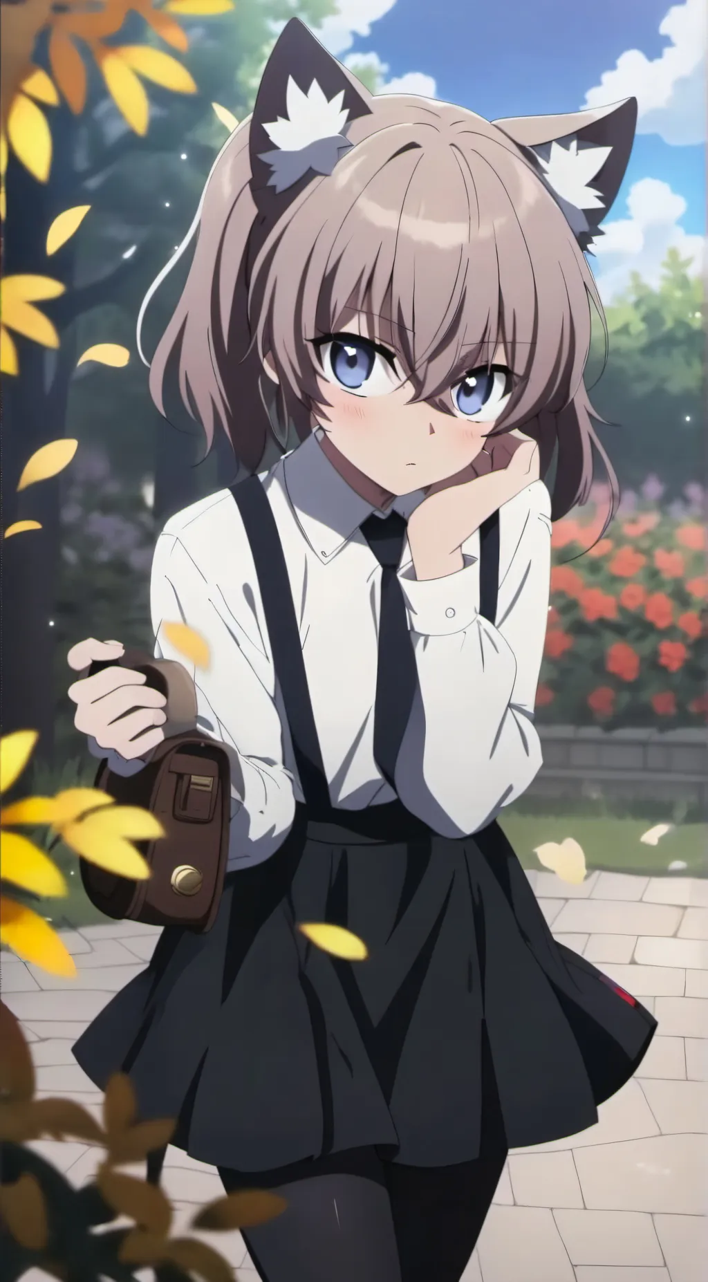 ai character: leon background