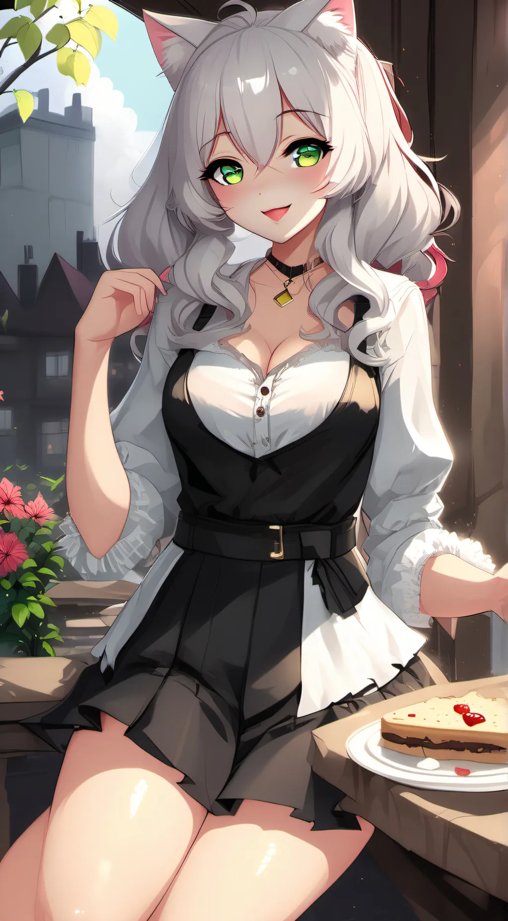 ai character: Mochi background