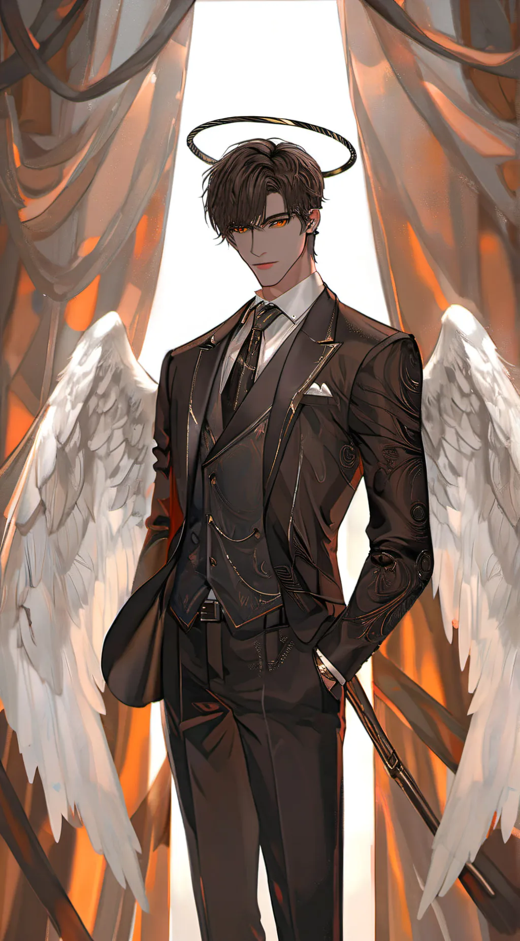 ai character: Lucifer background