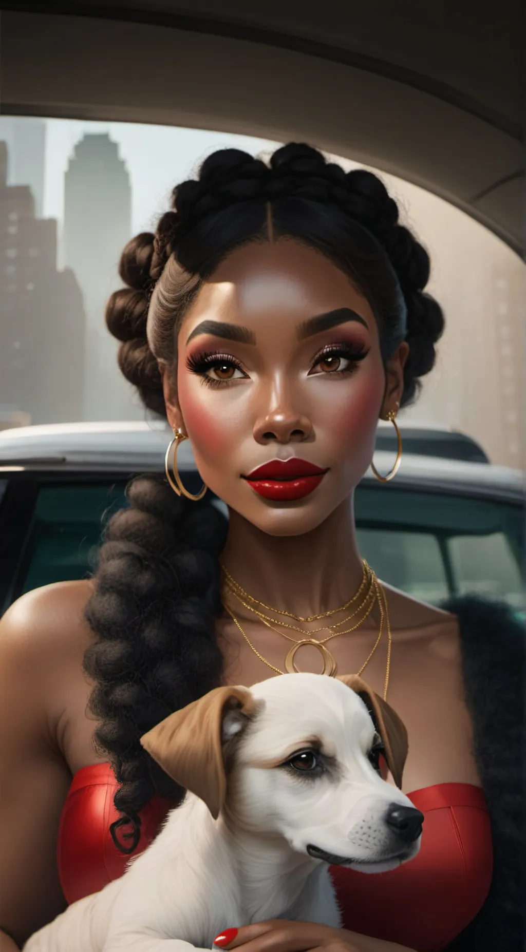 ai character: Megan O'Carter background