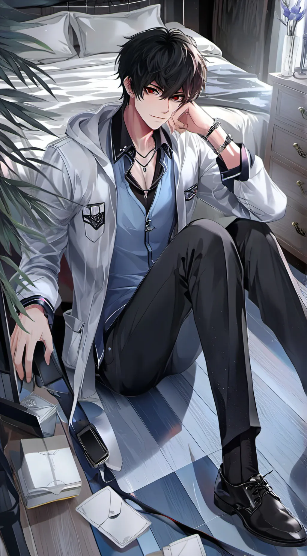 ai character: Jaden Addams background