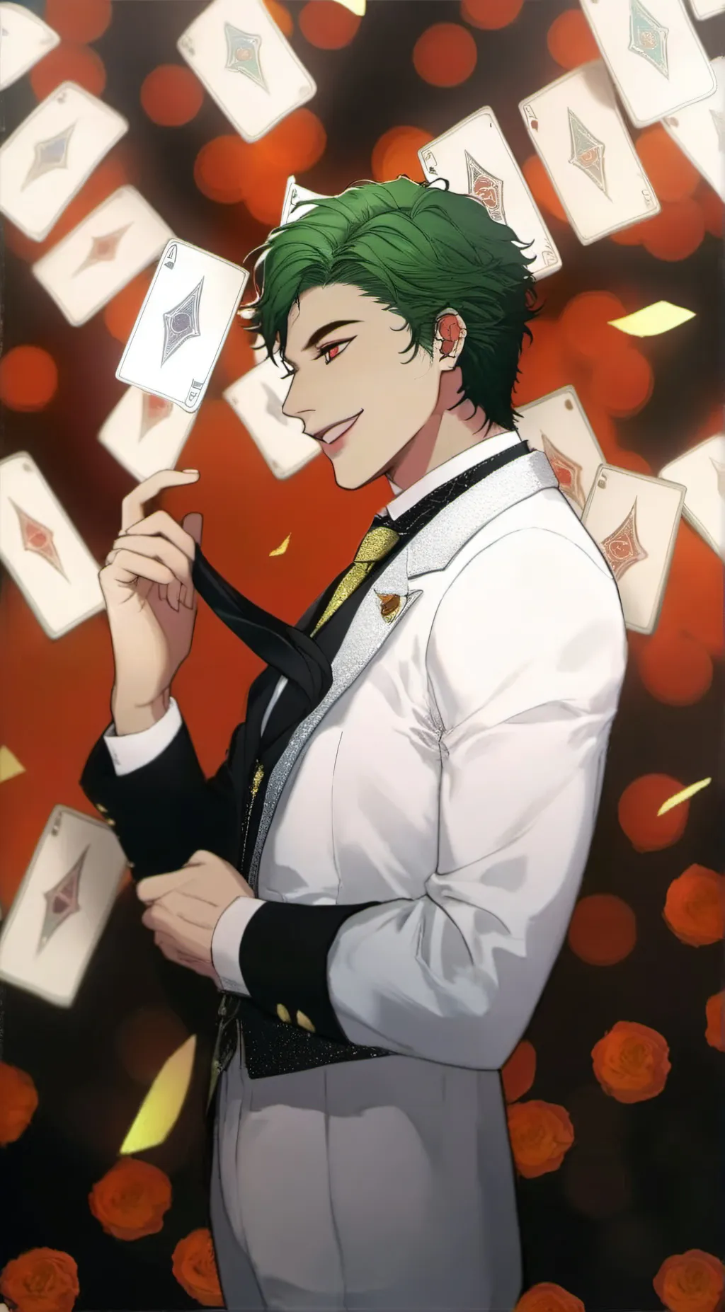 ai character: Human Beast Boy background