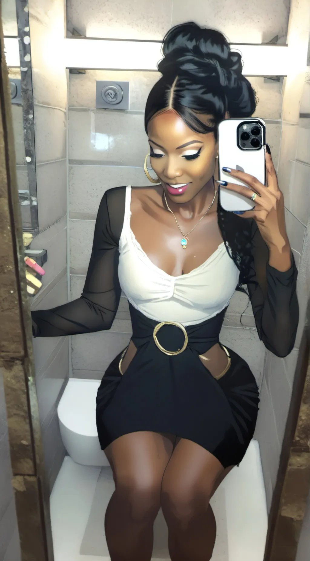 ai character: Imari background