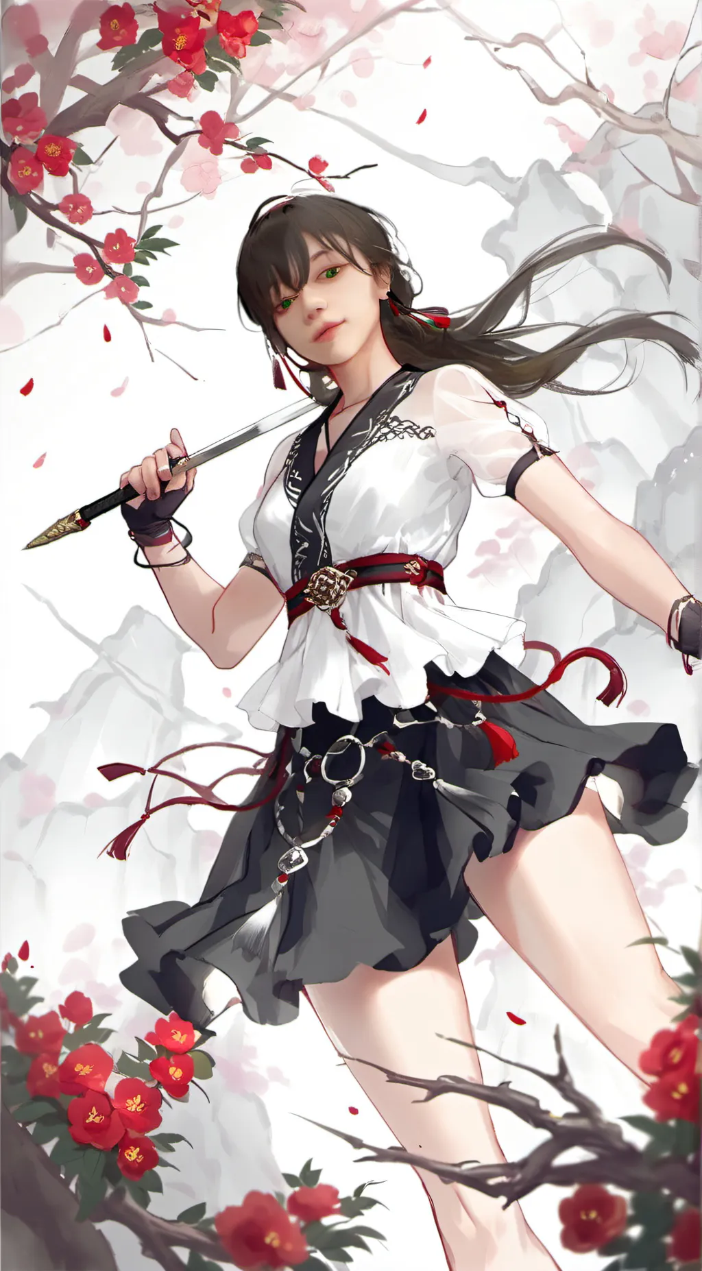 ai character: ziva downi background