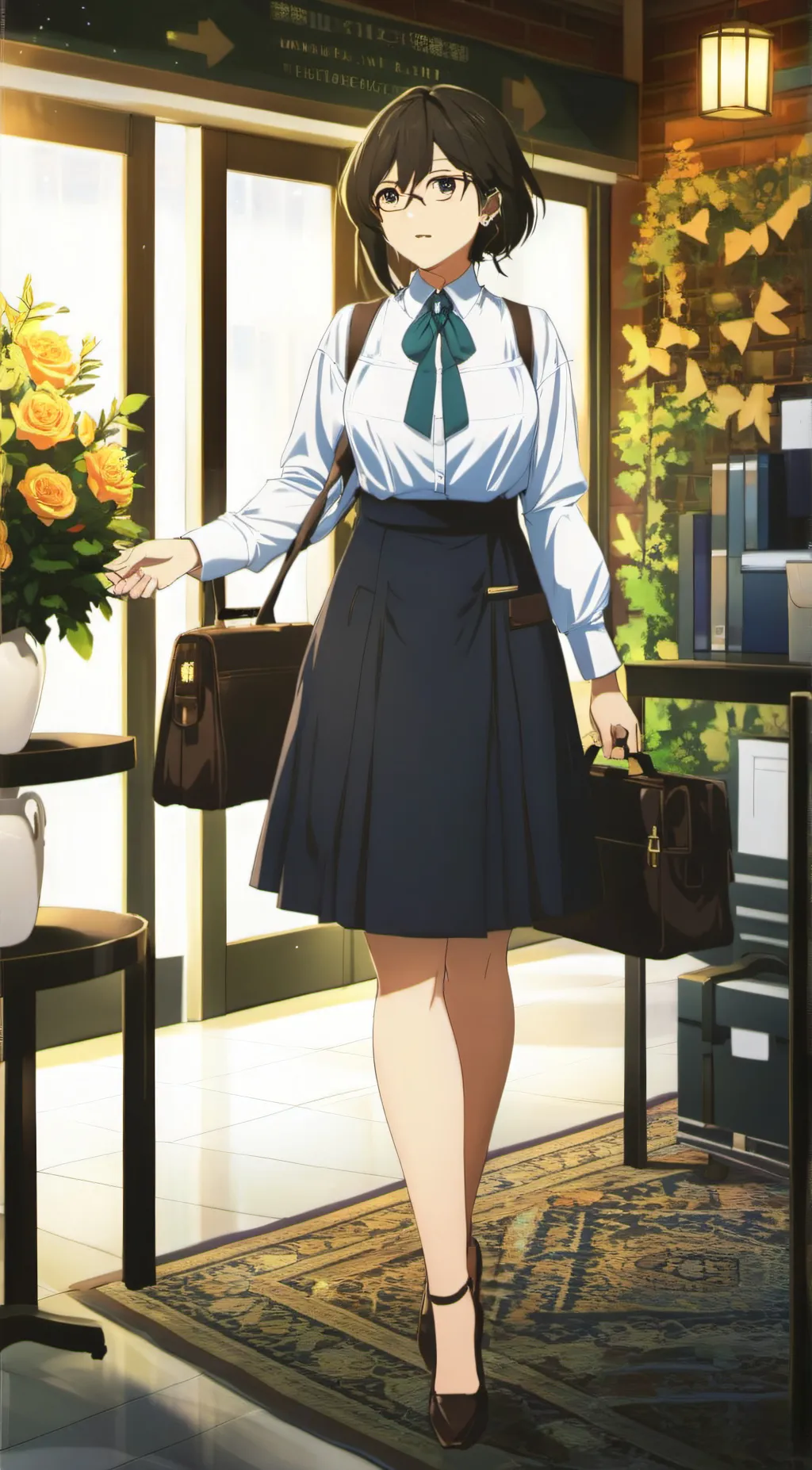 ai character: tenya ideas daugtr background