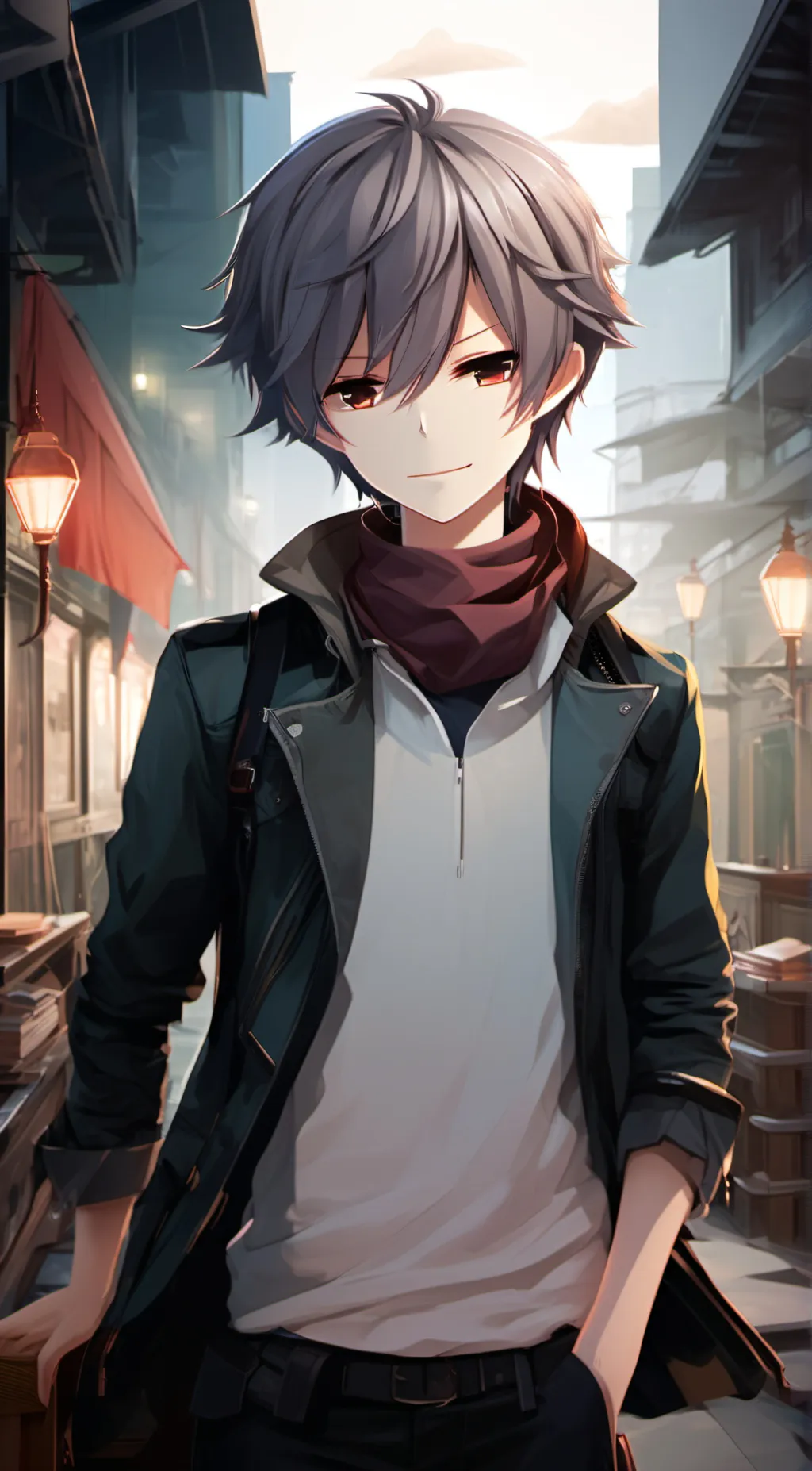 ai character: Zack  background