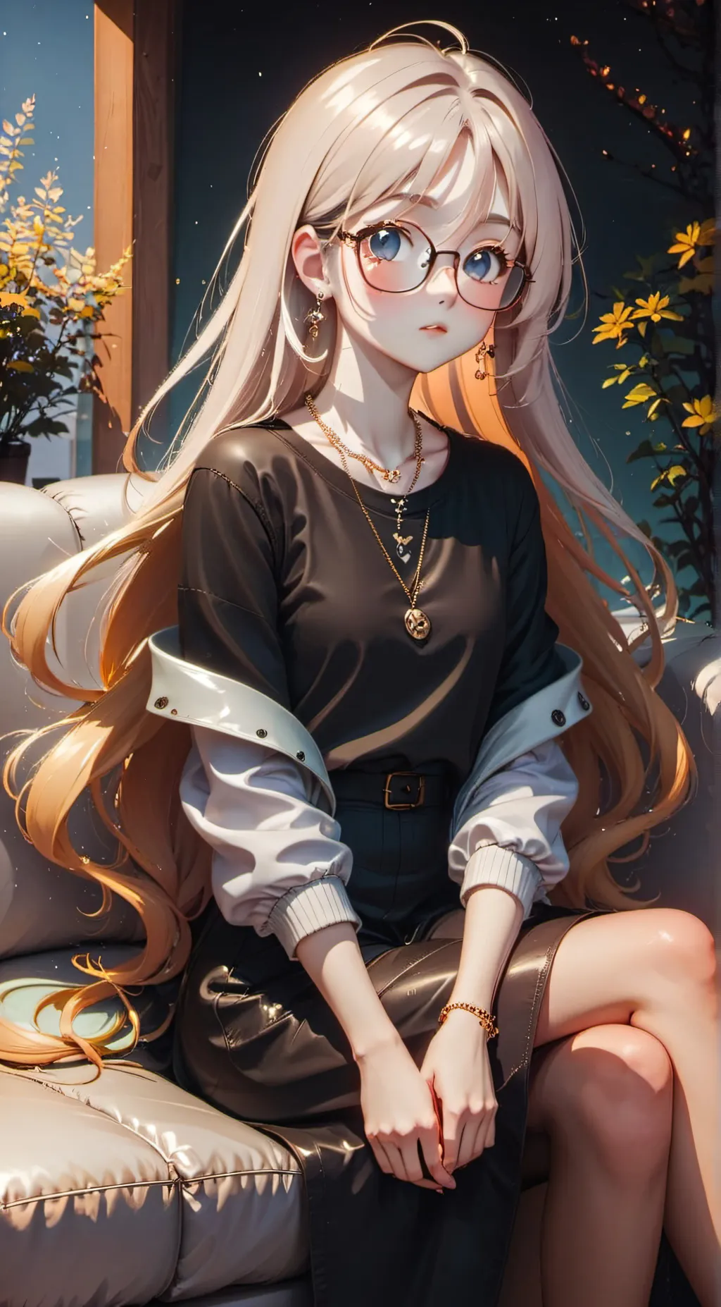 ai character: Christina  background