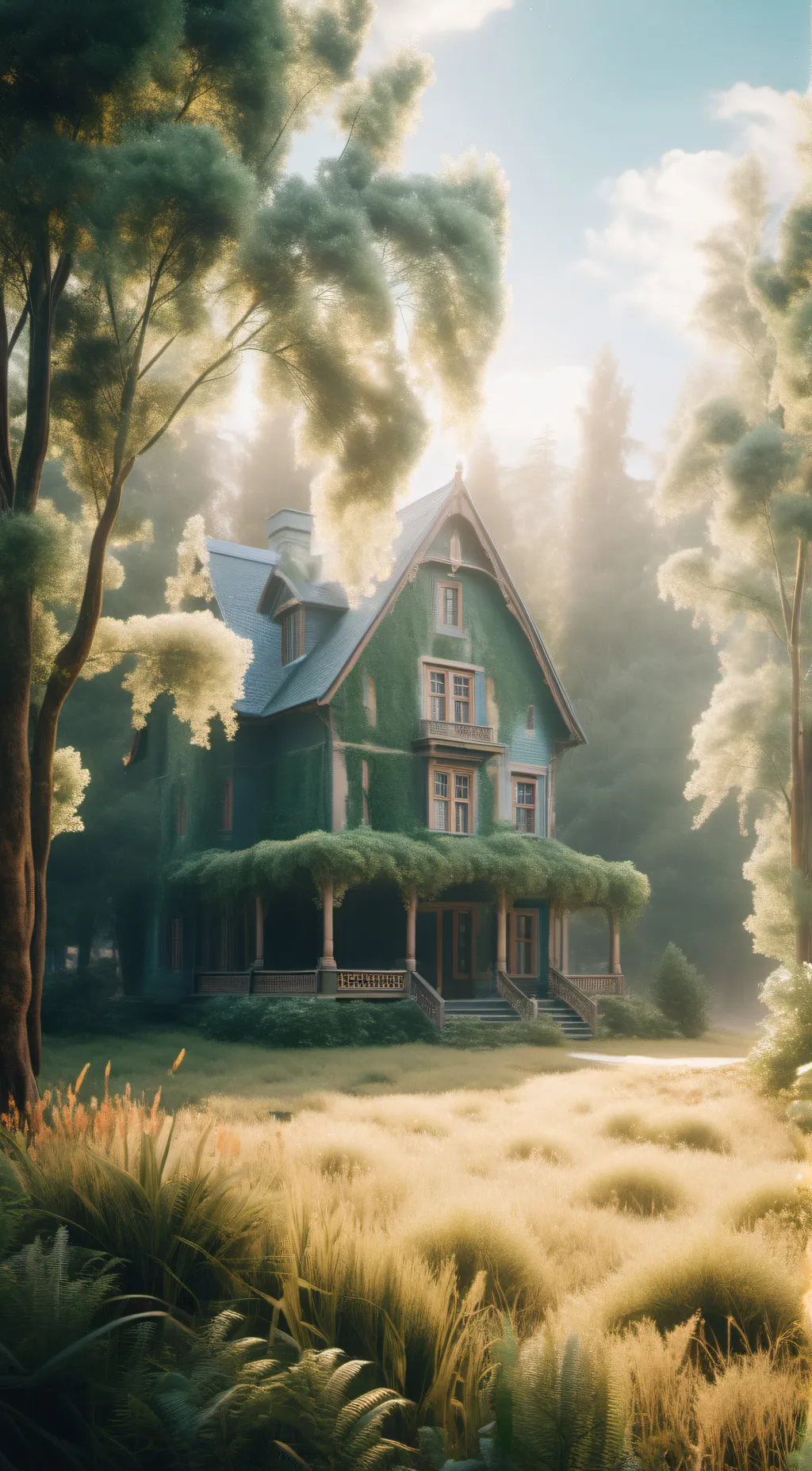 ai character: Nice Grass background