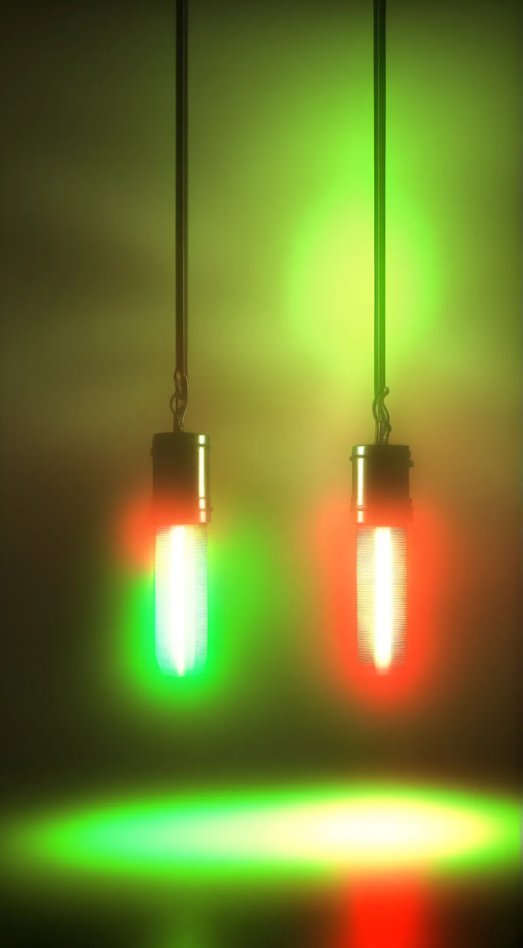 ai character: lights background