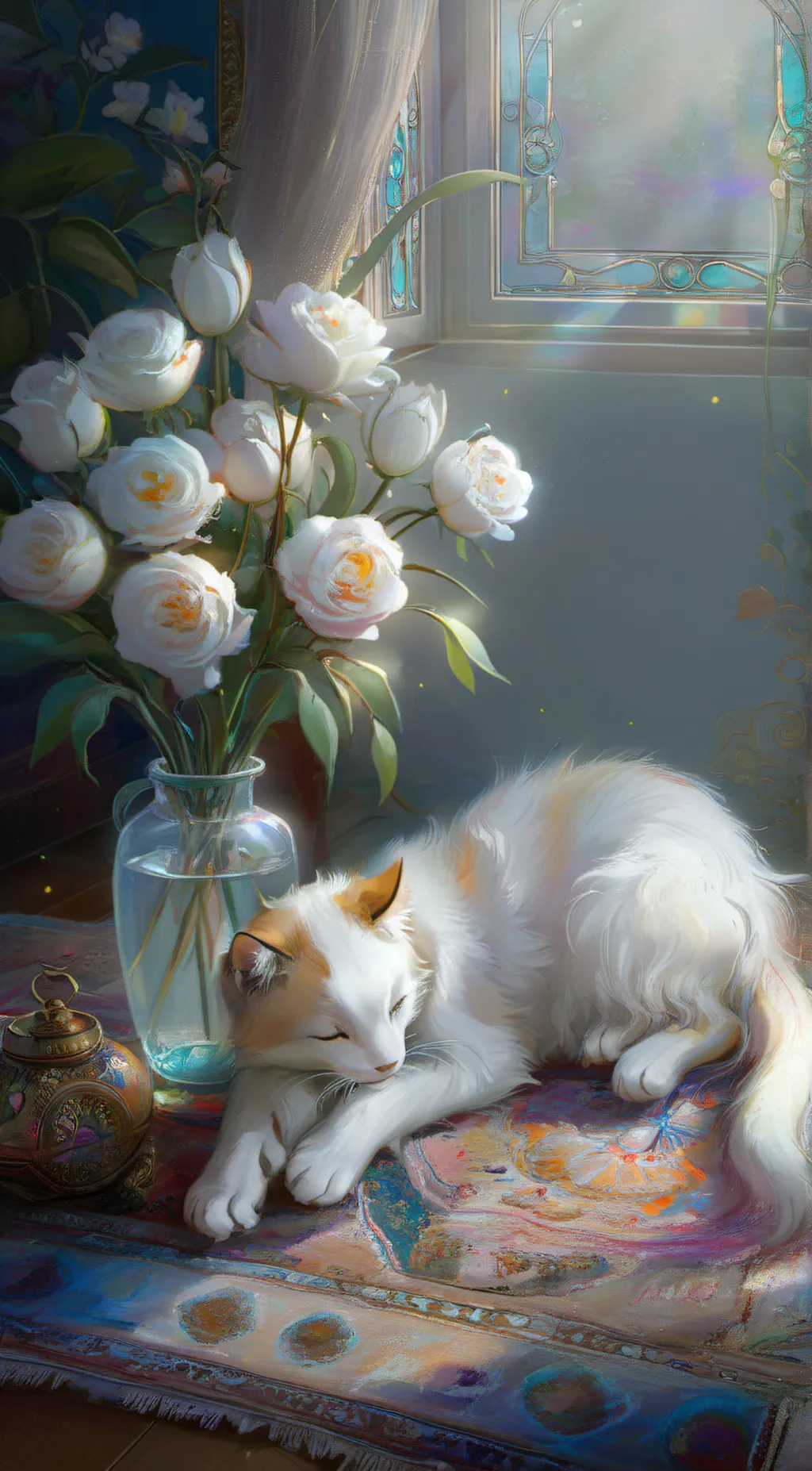 ai character: Cat background