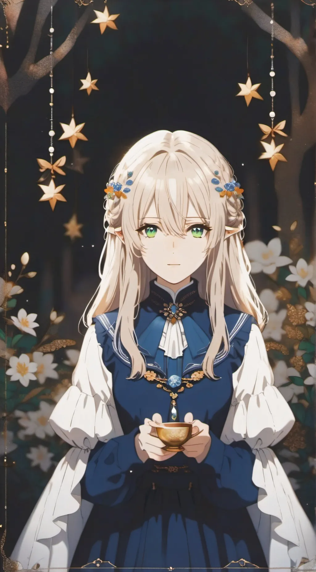 ai character: Monica  background