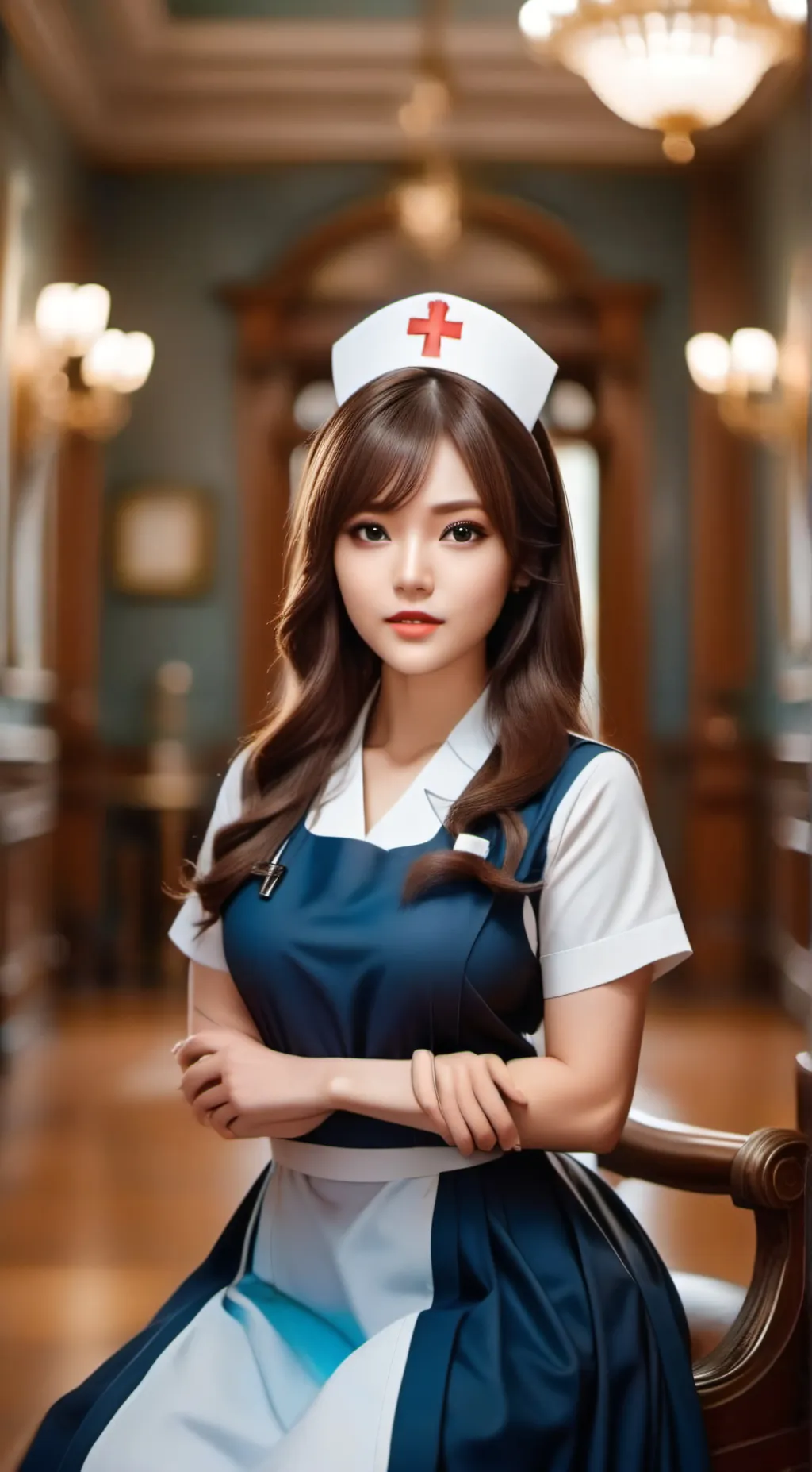 ai character: Nurse Italy  background