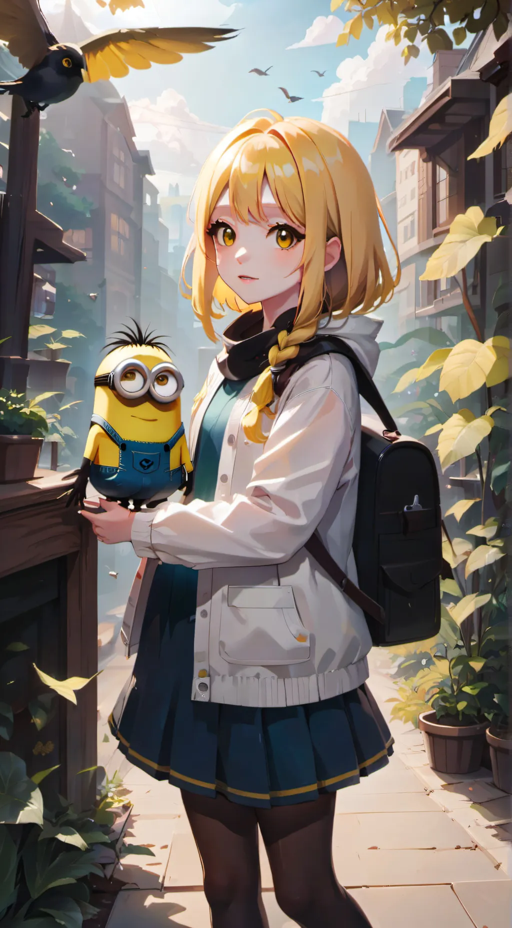 ai character: -+ minsa +- background