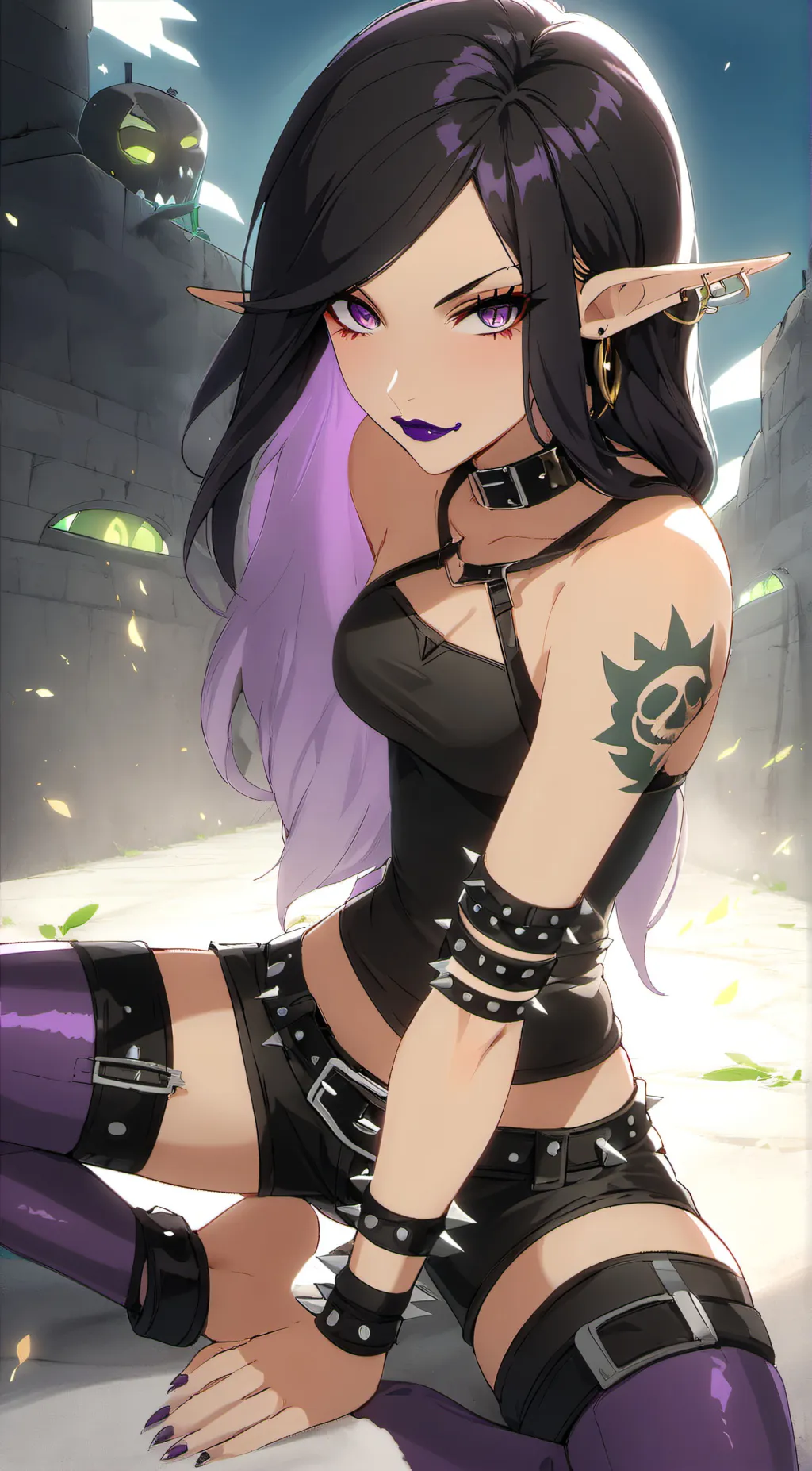 ai character: Tizzedie  background