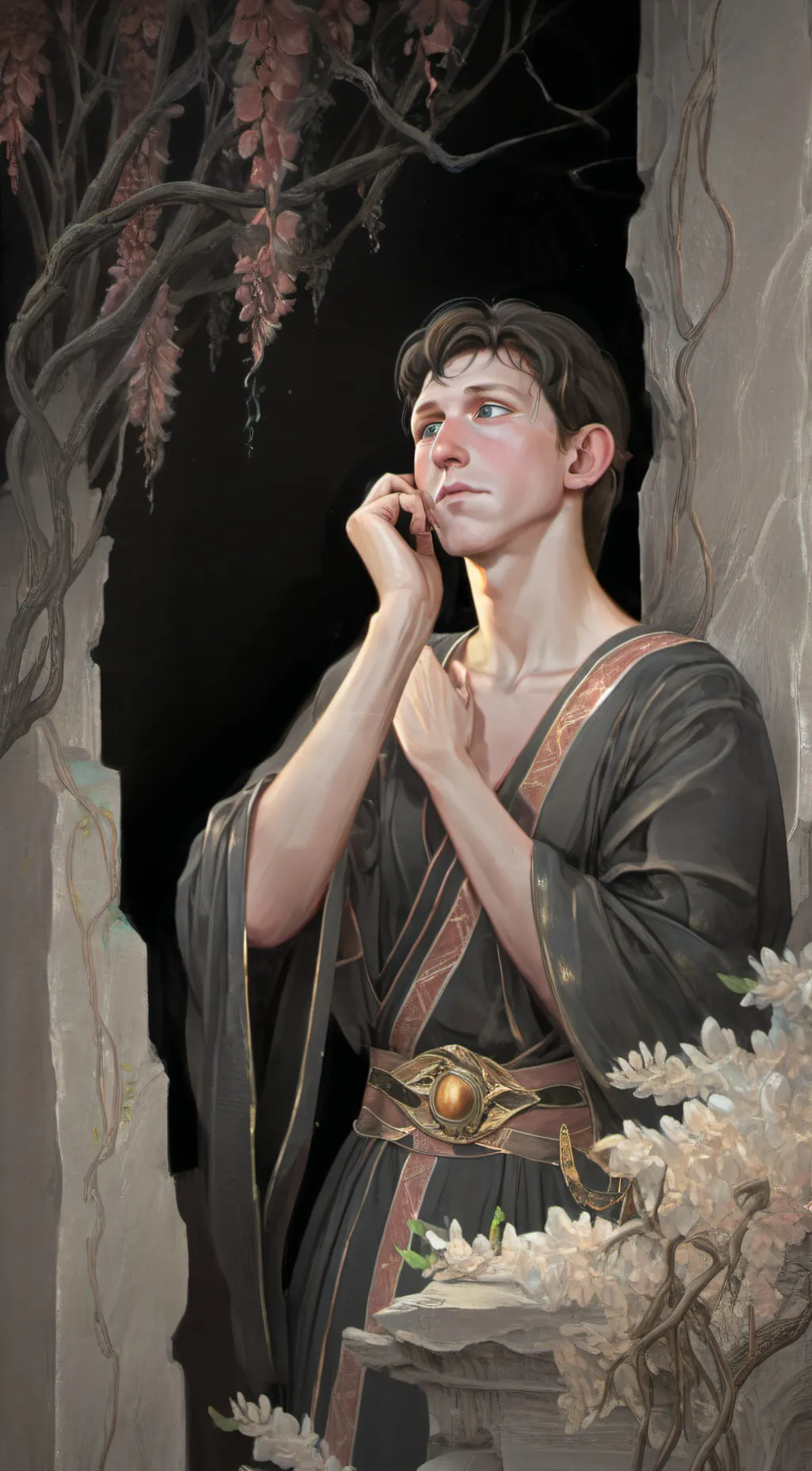 ai character: Aaron background